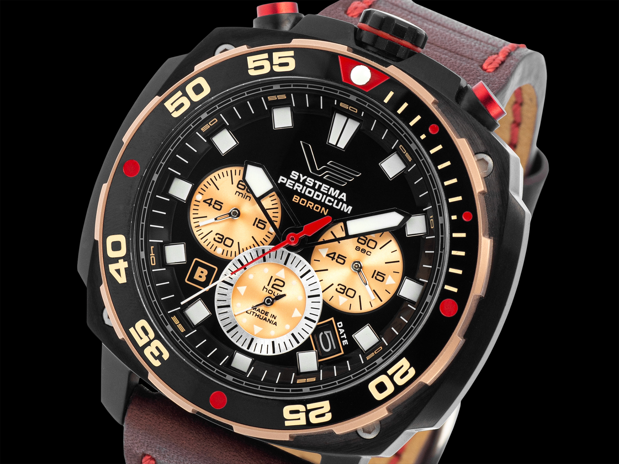 zegarek Vostok Europe VK67-650E721S Systema Periodicum