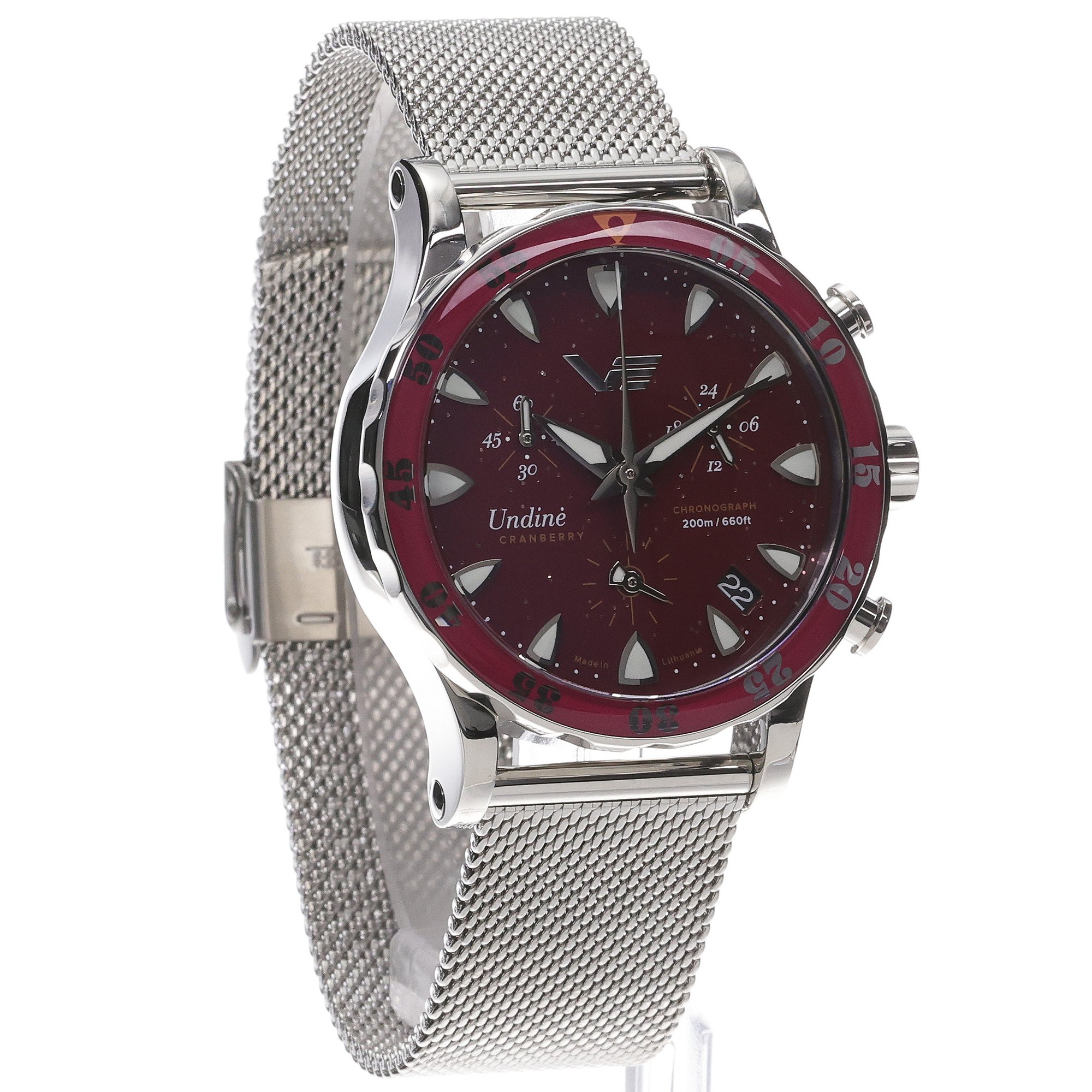 zegarek Vostok Europe VK68-515A774B kwarcowy damski Undine Undine Cranberry