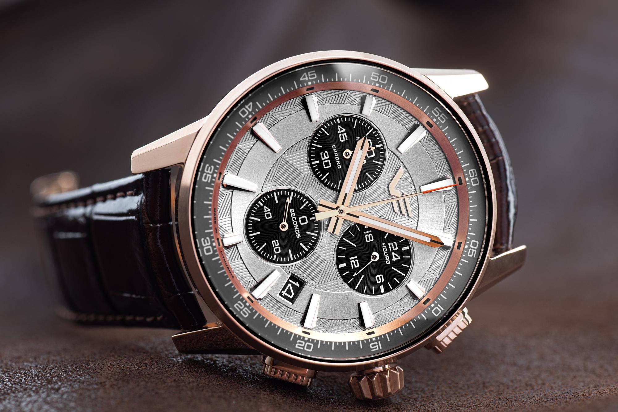 zegarek Vostok Europe VK68-561B785 kwarcowy męski Expedition Limousine 43mm Generation 2 Chronograph Quartz - miniatura 6
