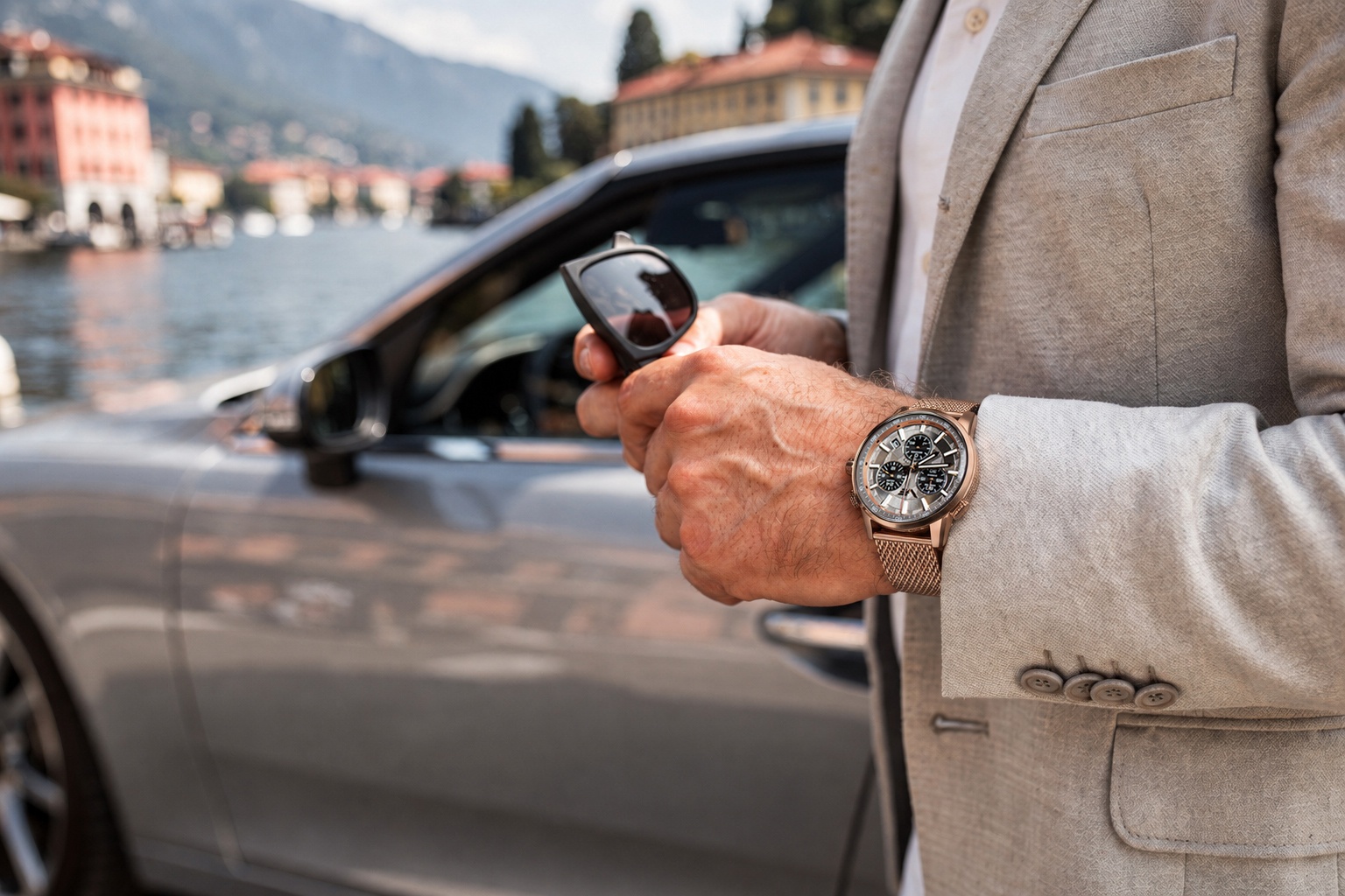 zegarek Vostok Europe VK68-561B785B kwarcowy męski Expedition Limousine 43mm Generation 2 Chronograph Quartz - miniatura 4