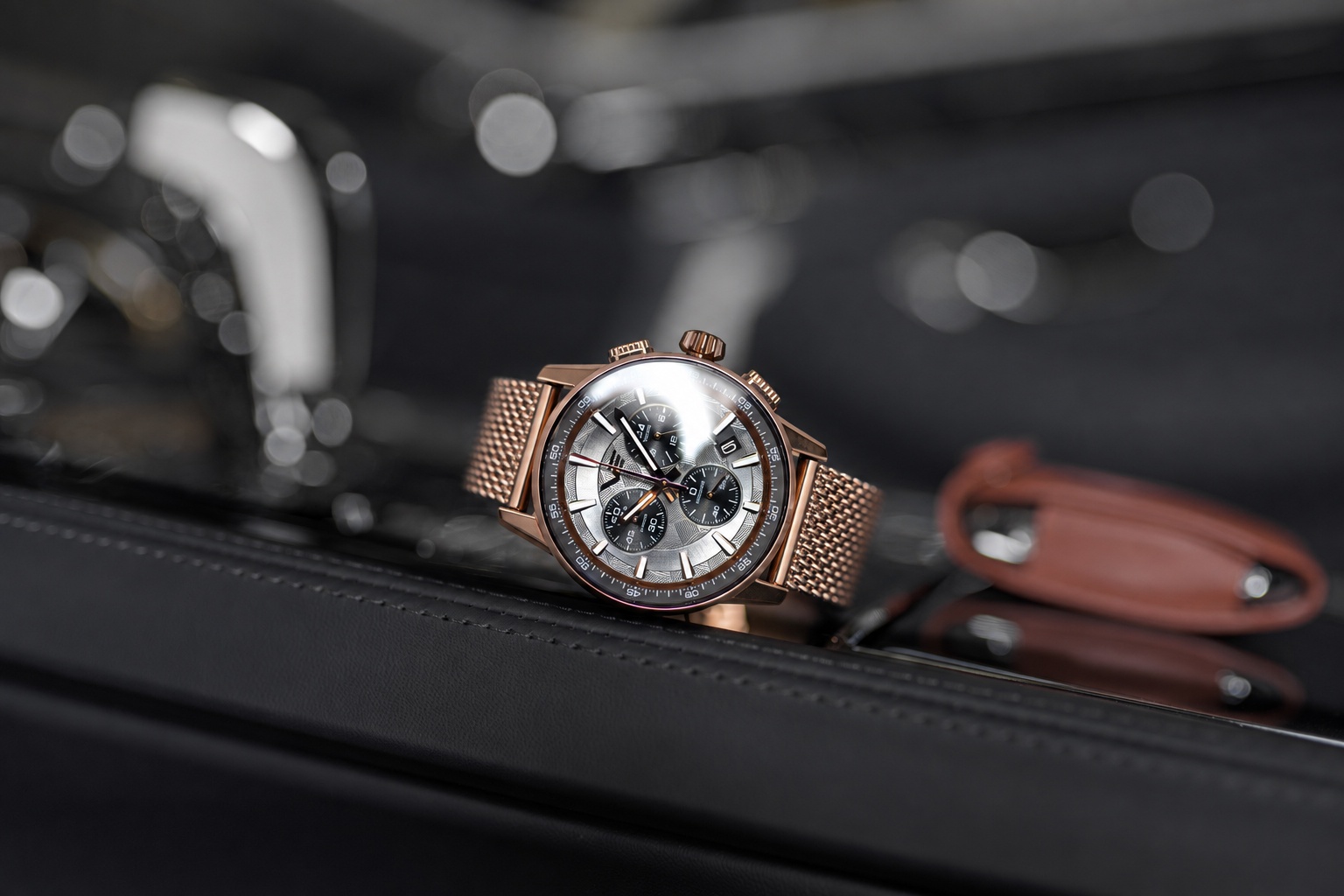 zegarek Vostok Europe VK68-561B785B różowe złoto Expedition - miniatura 3