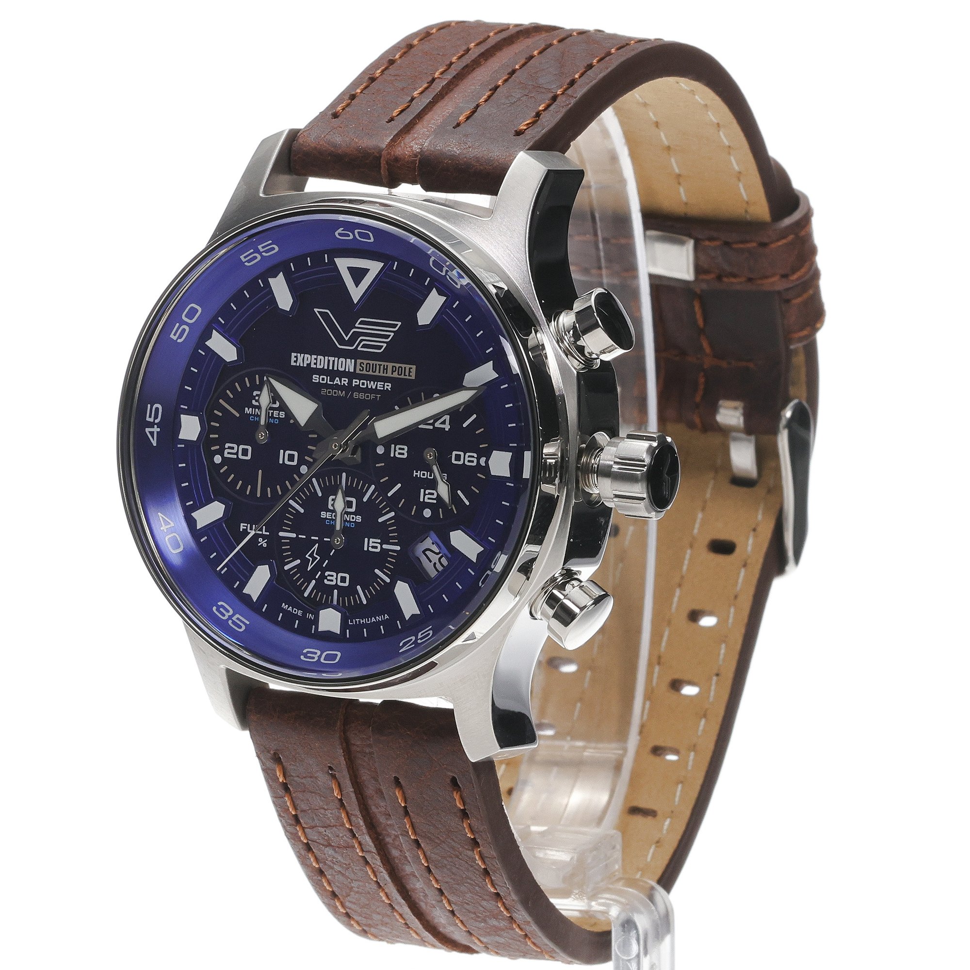 zegarek Vostok Europe VR42-592A762 srebrny Expedition