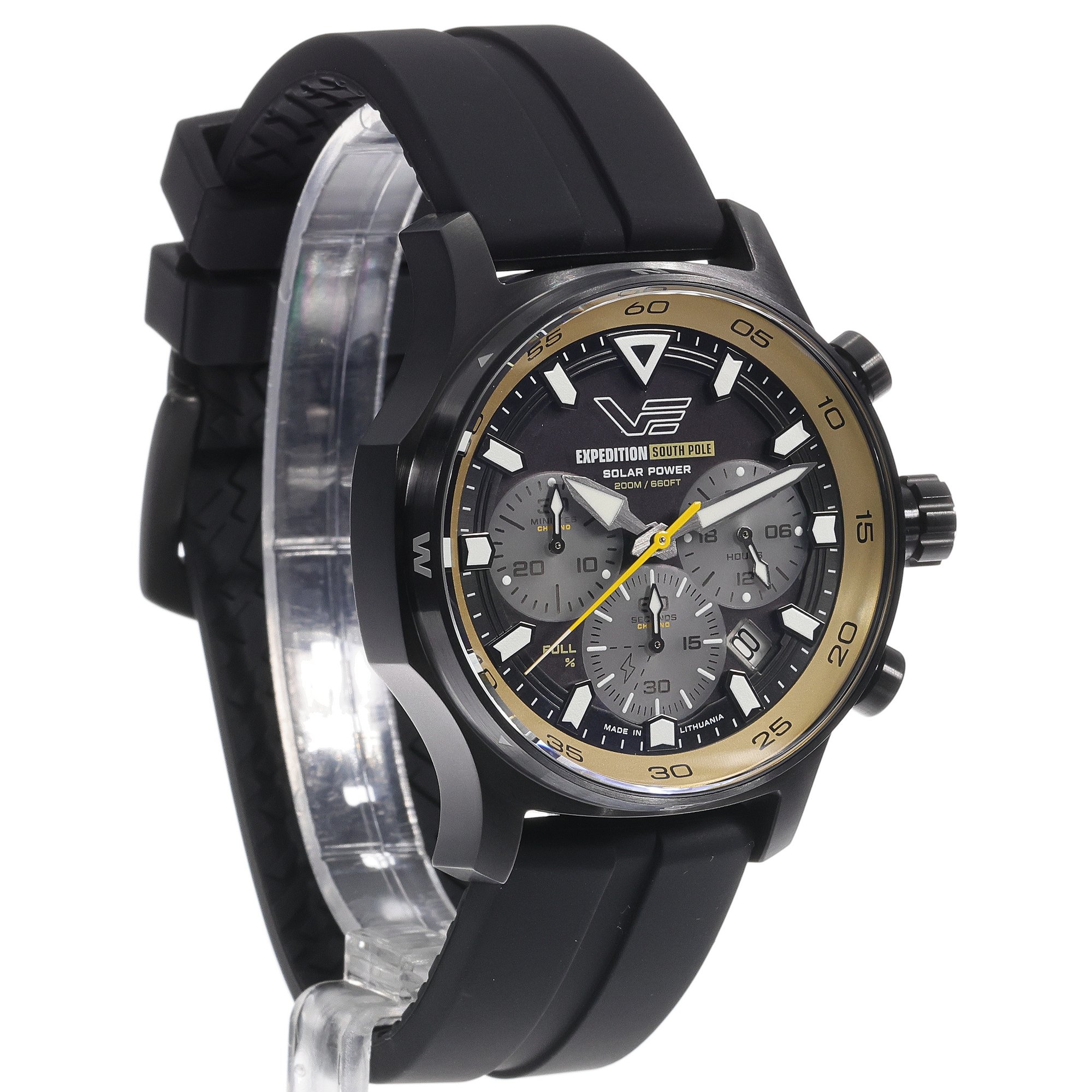 zegarek Vostok Europe VR42-592C763SB Expedition South Pole Solar Chrono 43mm męski z chronograf Expedition - miniatura 3