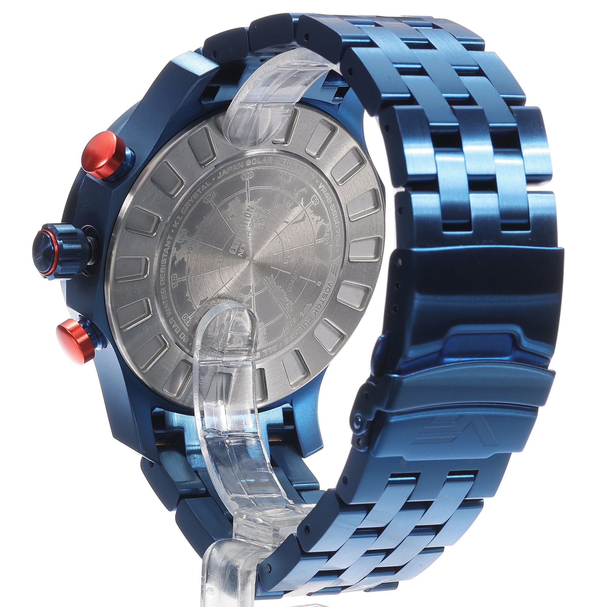 zegarek Vostok Europe VR42-595D734B niebieski Expedition - miniatura 4