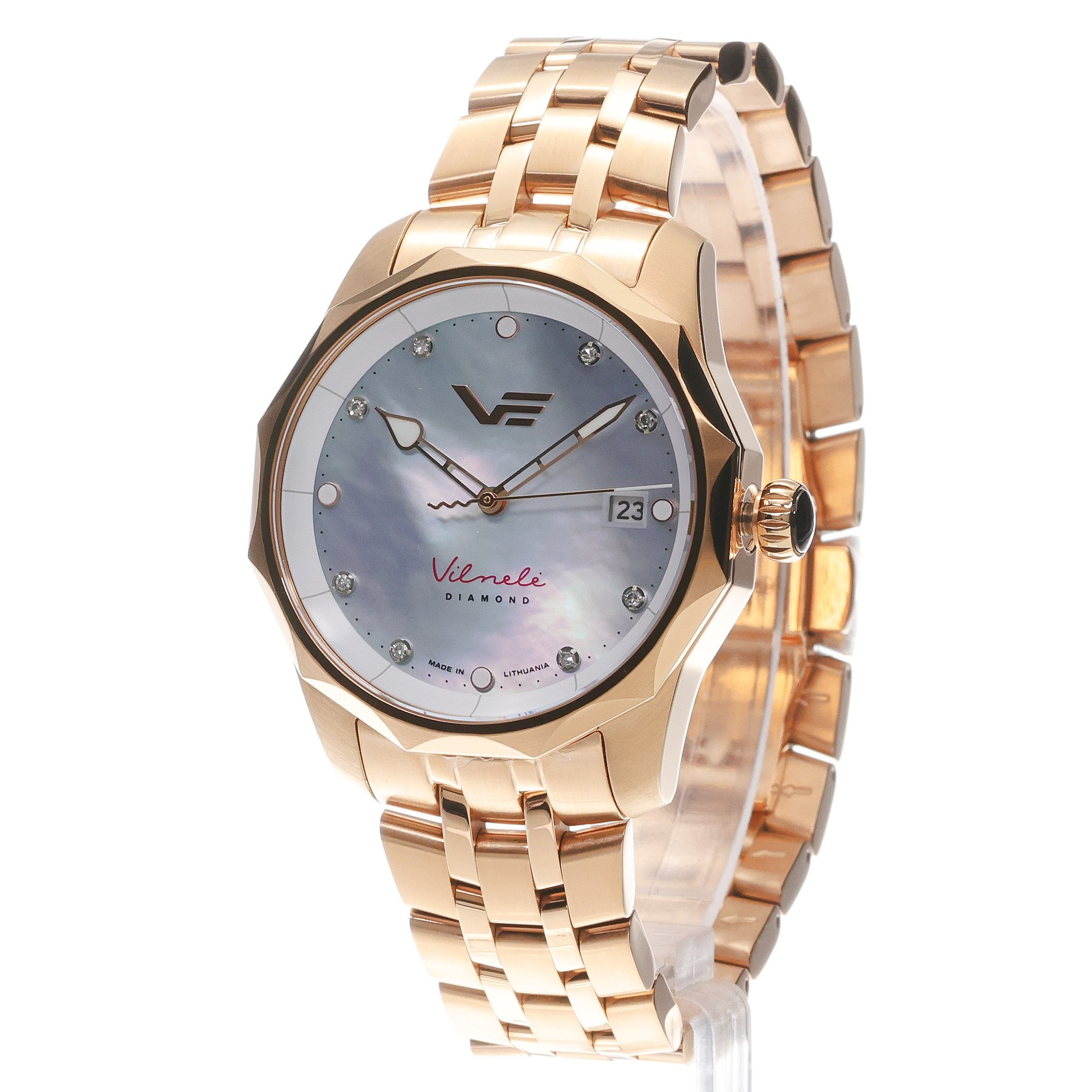 zegarek Vostok Europe VS42-125B754B różowe złoto Vilnele