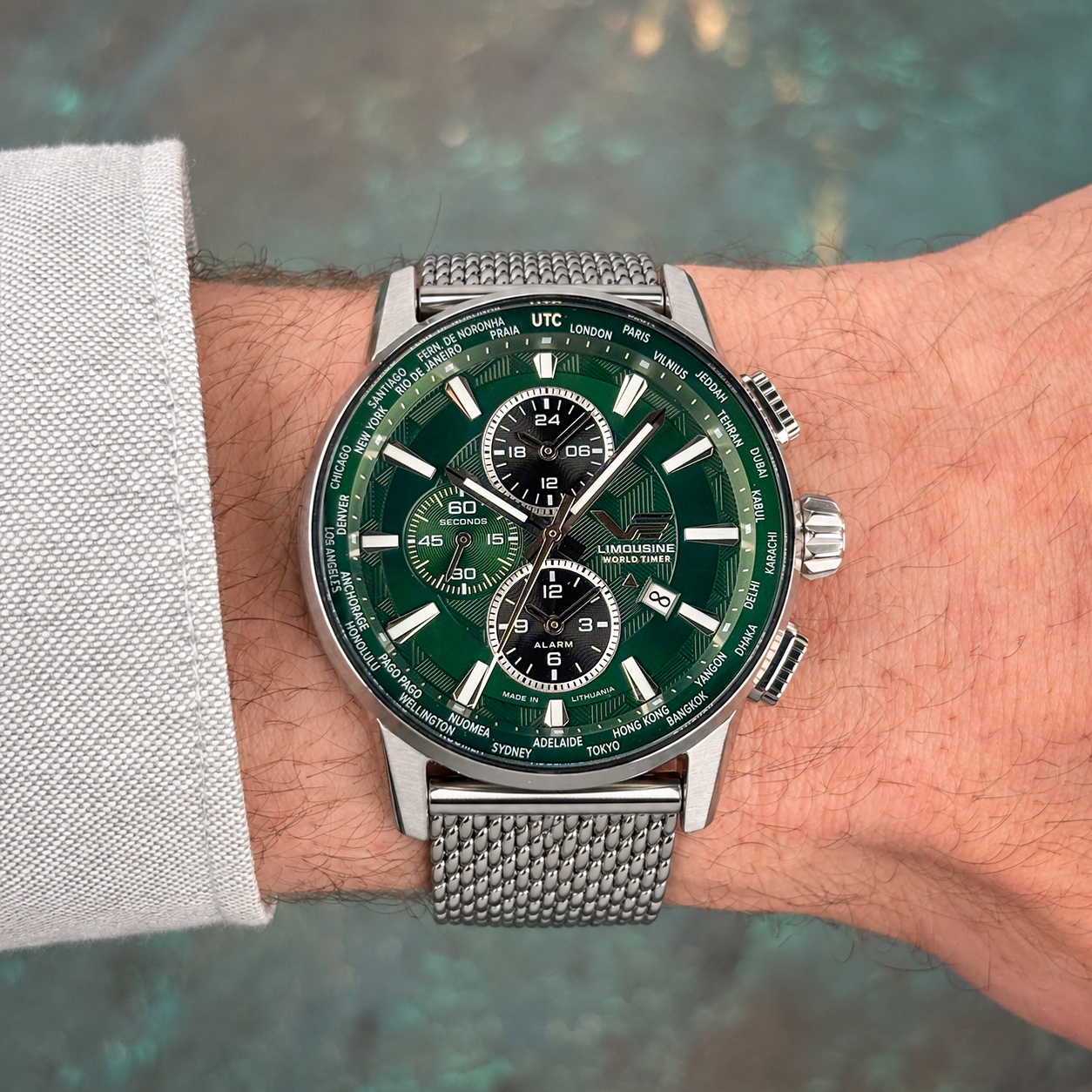 zegarek Vostok Europe YM26-561A790B srebrny Expedition - miniatura 7