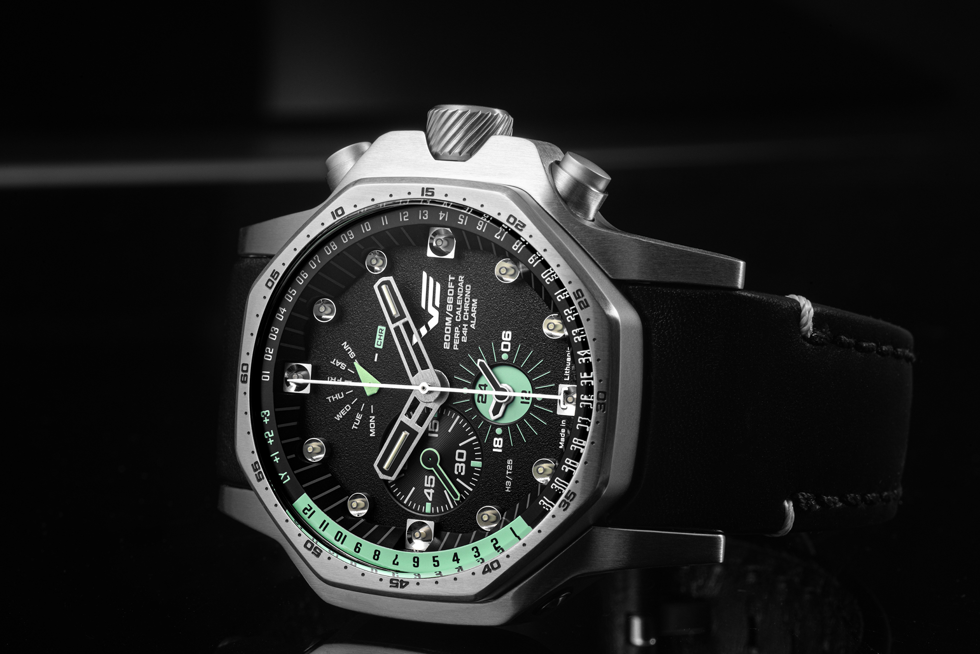 zegarek Vostok Europe YM86-640A695SBL męski z chronograf Atomic Age - miniatura 7