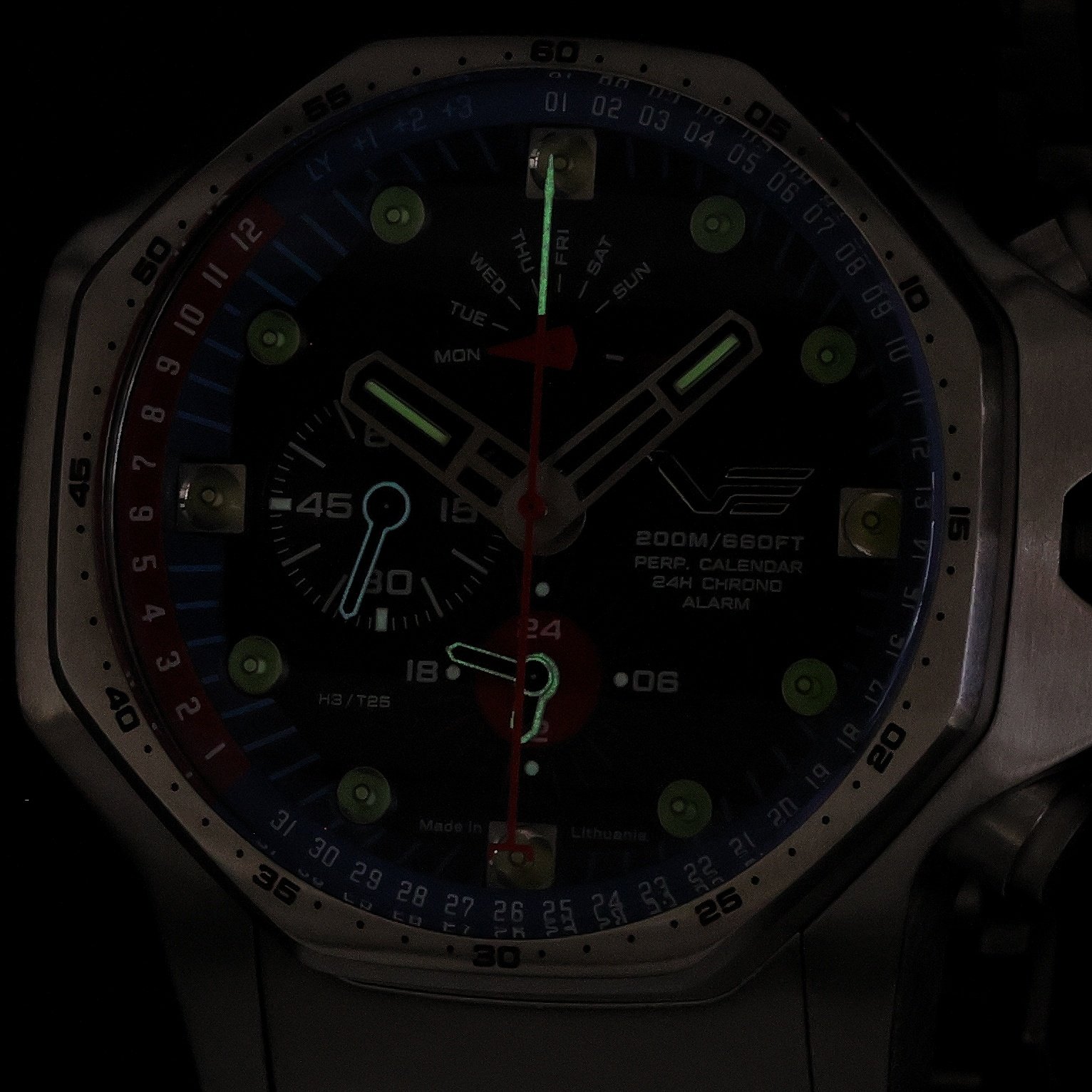 zegarek Vostok Europe YM86-640A696B kwarcowy męski Atomic Age - miniatura 5