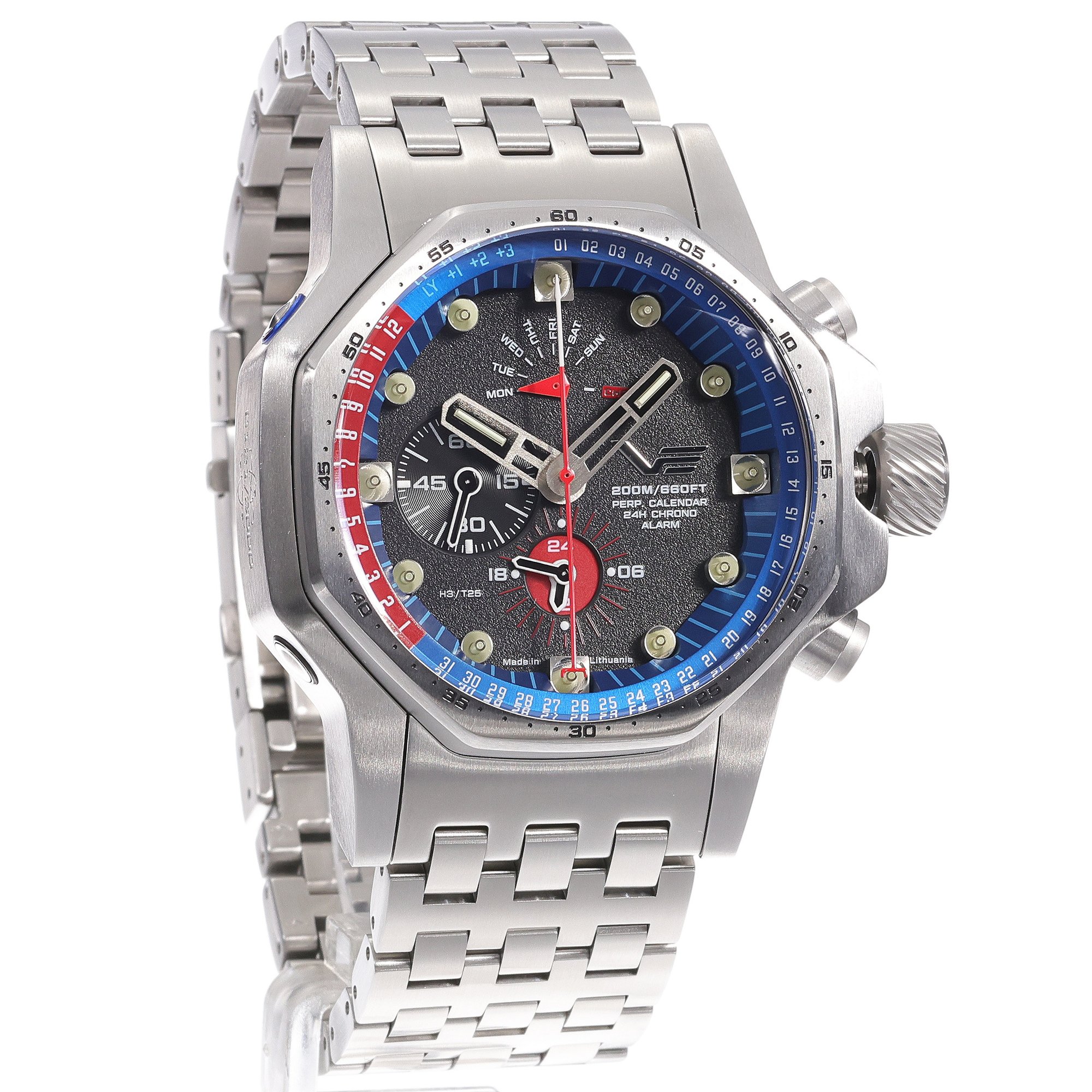 zegarek Vostok Europe YM86-640A696B męski z chronograf Atomic Age - miniatura 3