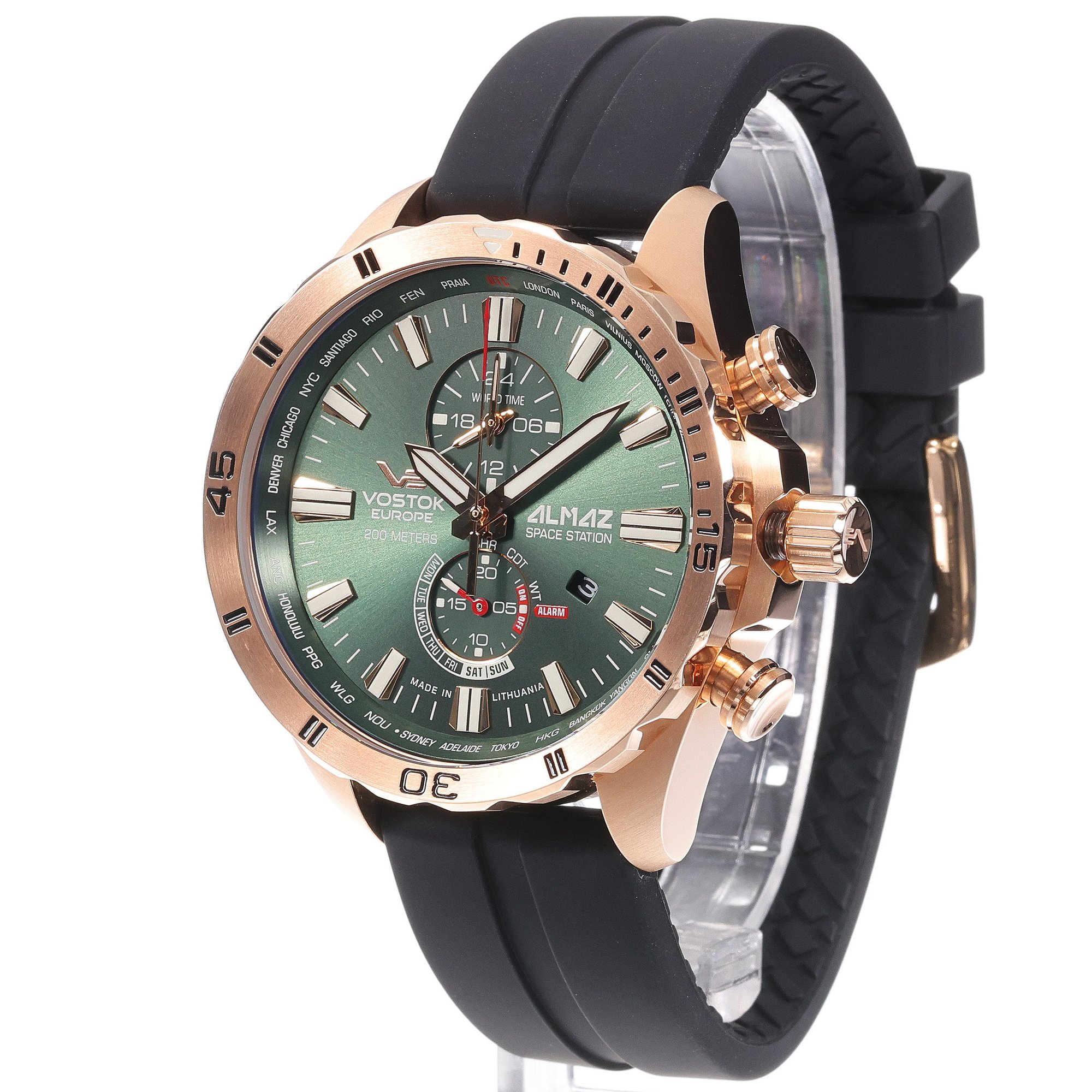 zegarek Vostok Europe YM8J-320B656S kwarcowy męski Almaz Almaz Multifunction - miniatura 2