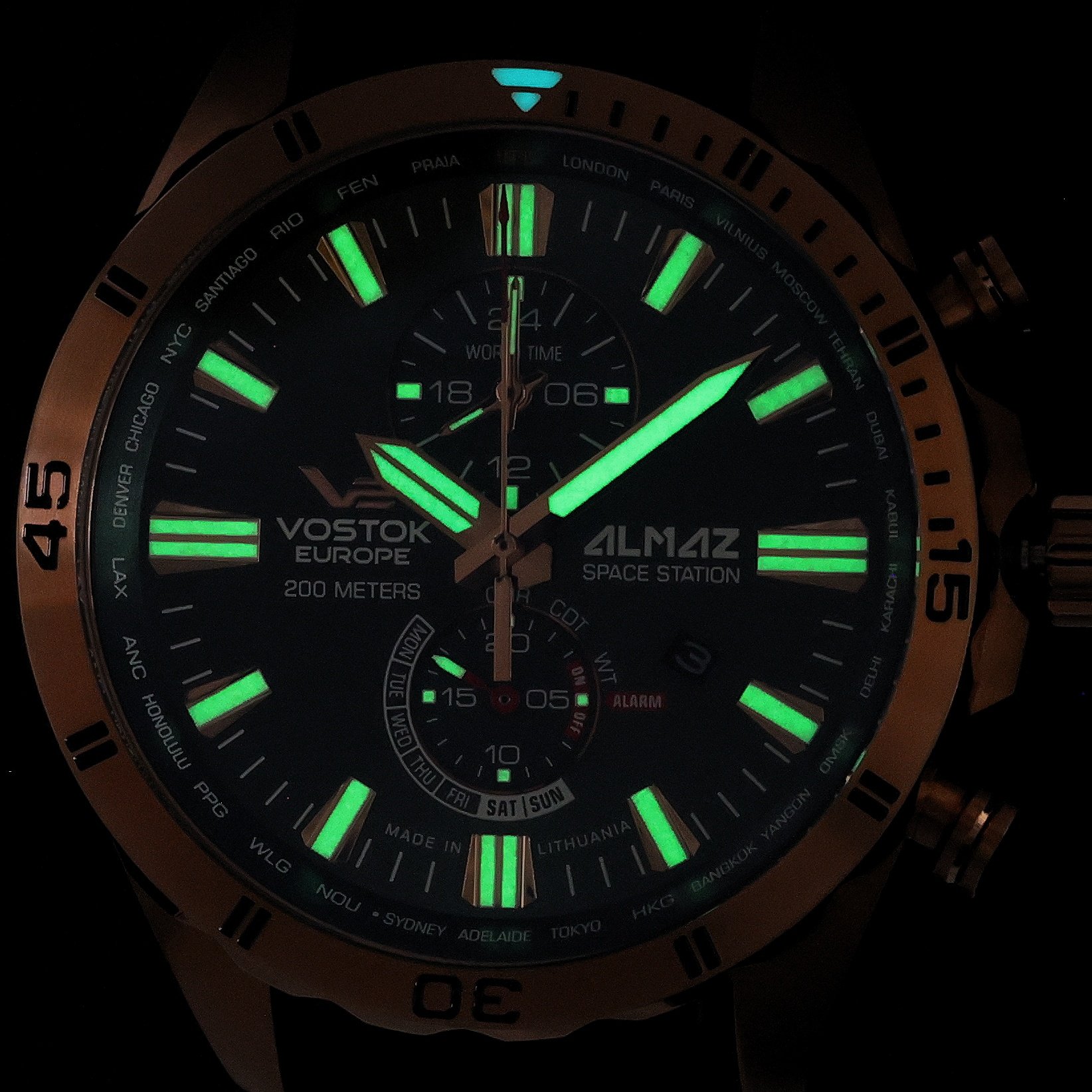 zegarek Vostok Europe YM8J-320B656S różowe złoto Almaz - miniatura 5
