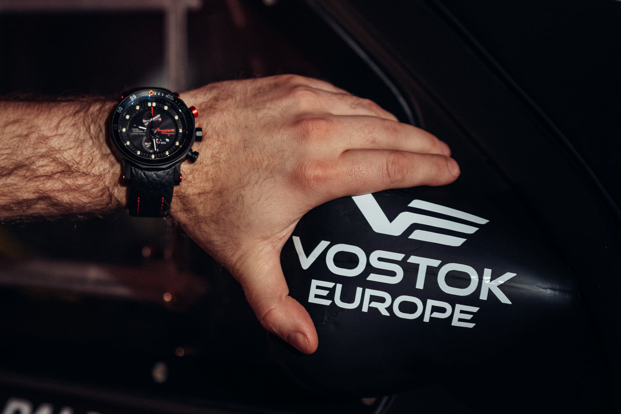 zegarek Vostok Europe YM8J-620H447B kwarcowy męski Lunokhod Lunokhod-2 Benediktas Vanagas Dakar Legend