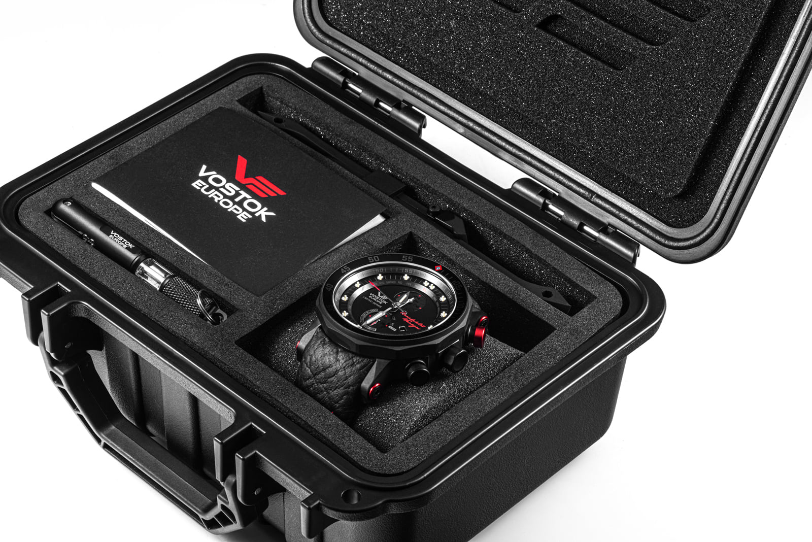 zegarek Vostok Europe YM8J-620H447B Lunokhod-2 Benediktas Vanagas Dakar Legend męski z chronograf Lunokhod