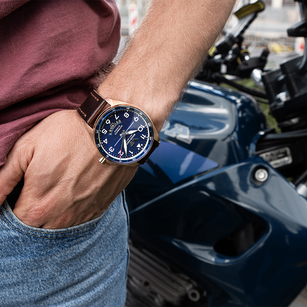 zegarek Vostok Europe YN55-325B746B automatyczny męski Space Race Space Race Blue Automatic - miniatura 6