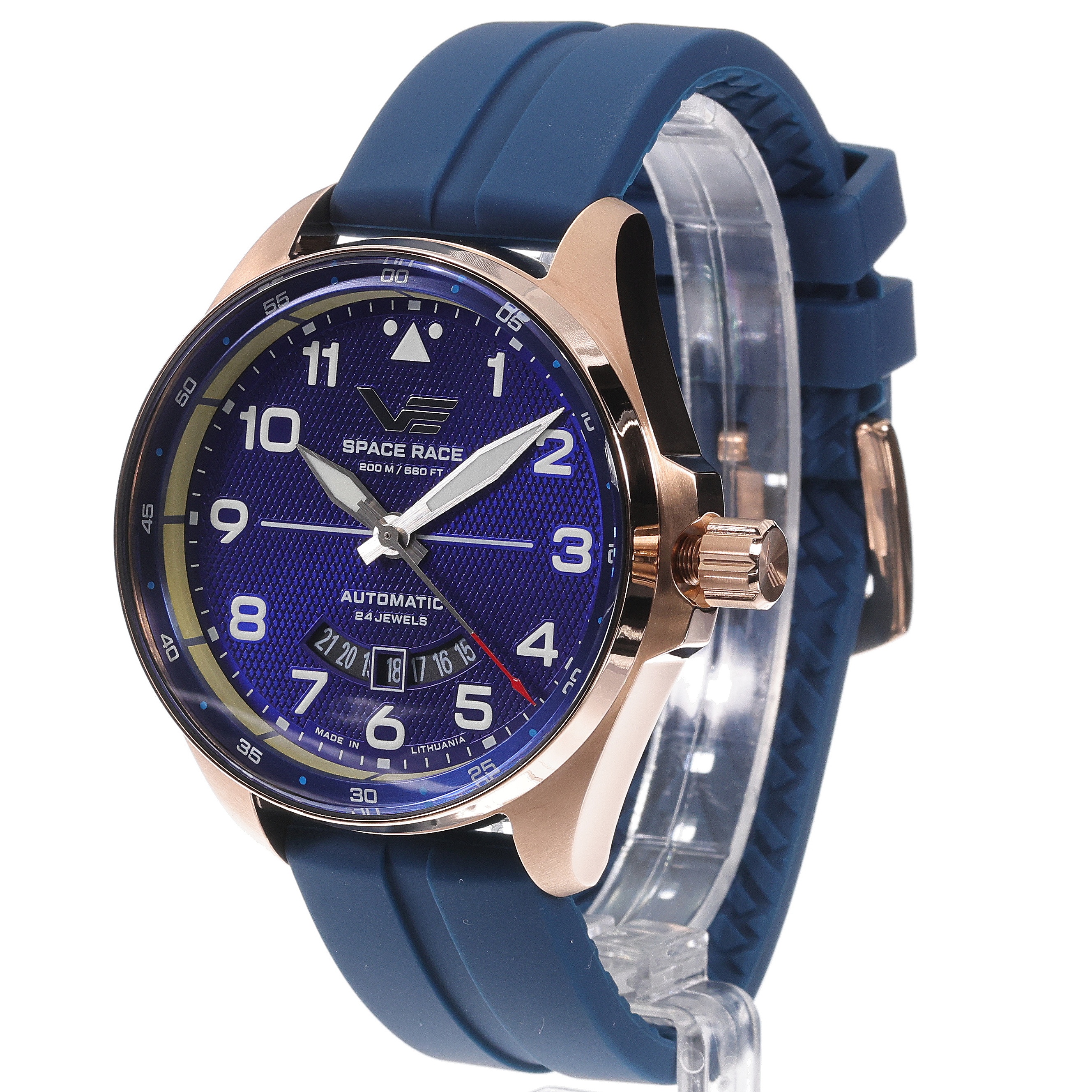 zegarek Vostok Europe YN55-325B746SBL automatyczny męski Space Race Space Race Blue Automatic - miniatura 6