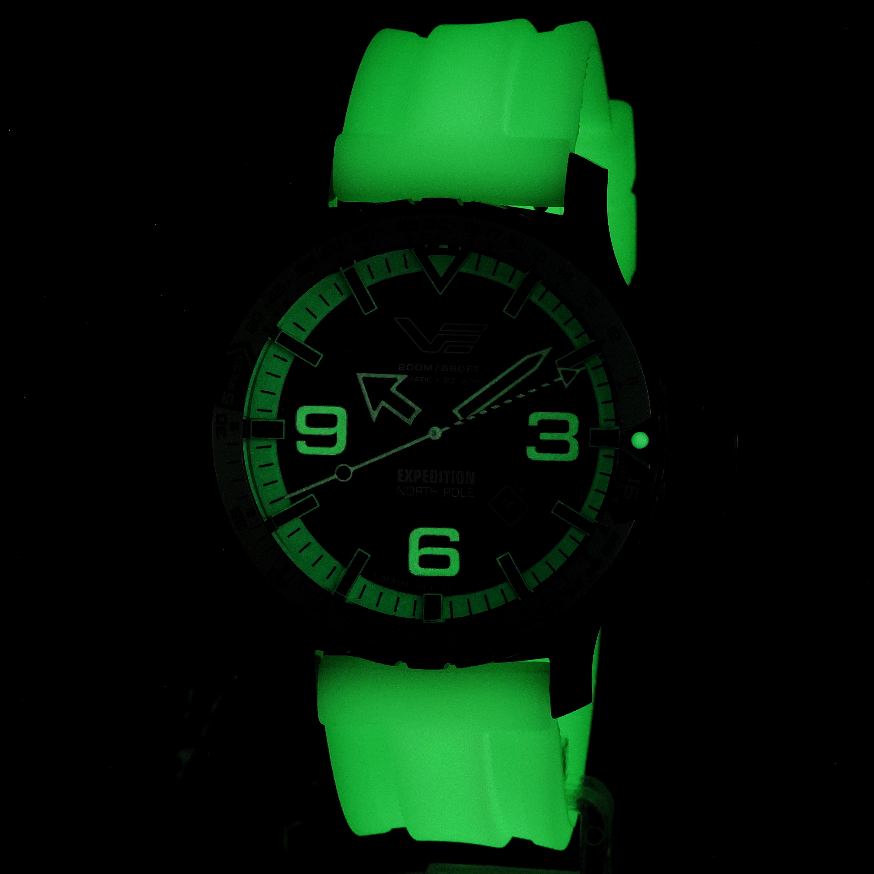 zegarek Vostok Europe YN55-597C731SW automatyczny męski Expedition Expedition North Pole 1 Polar Night Automatic 47mm - miniatura 4