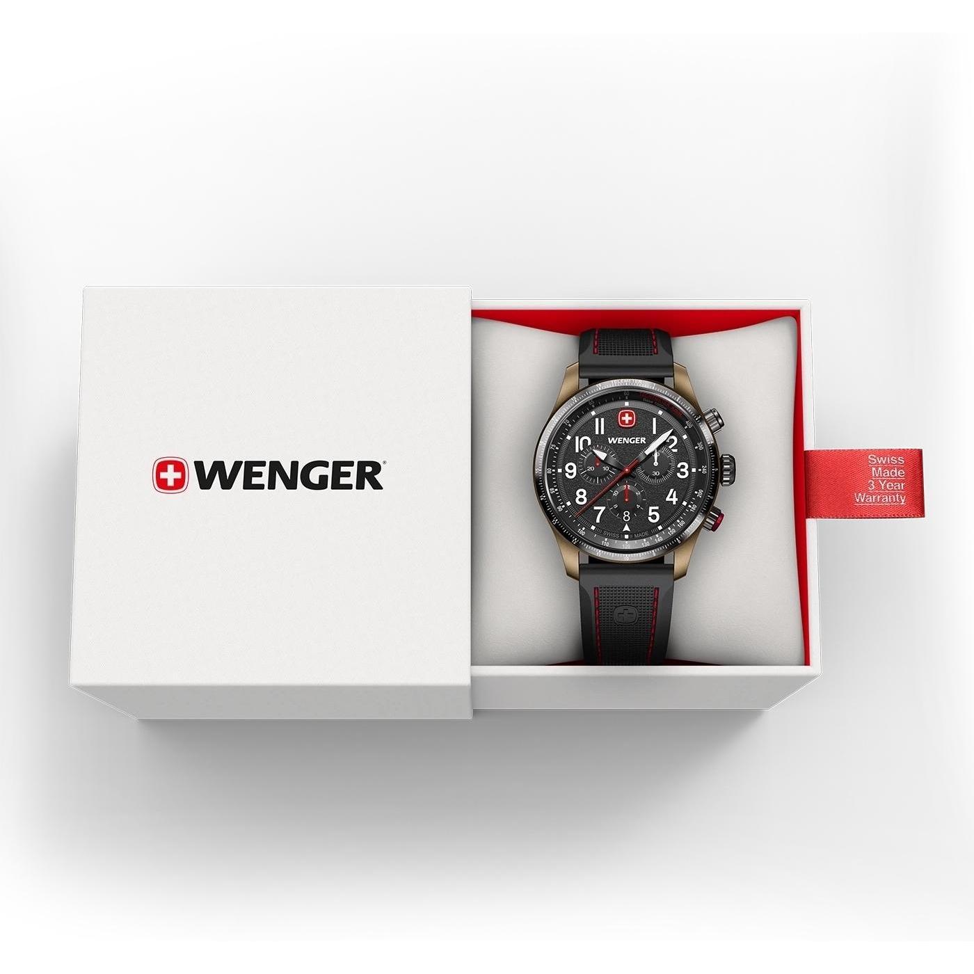 zegarek Wenger 010543113 Terragraph Chrono 43mm - miniatura 6