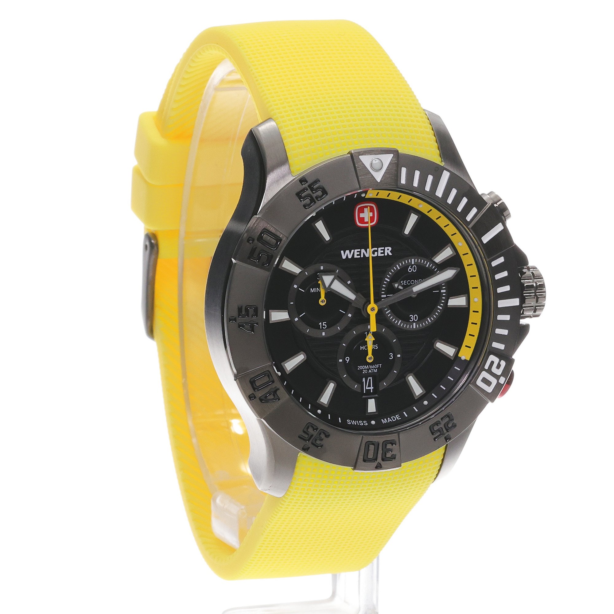 zegarek Wenger 010643129 Chrono męski z chronograf Seaforce - miniatura 3