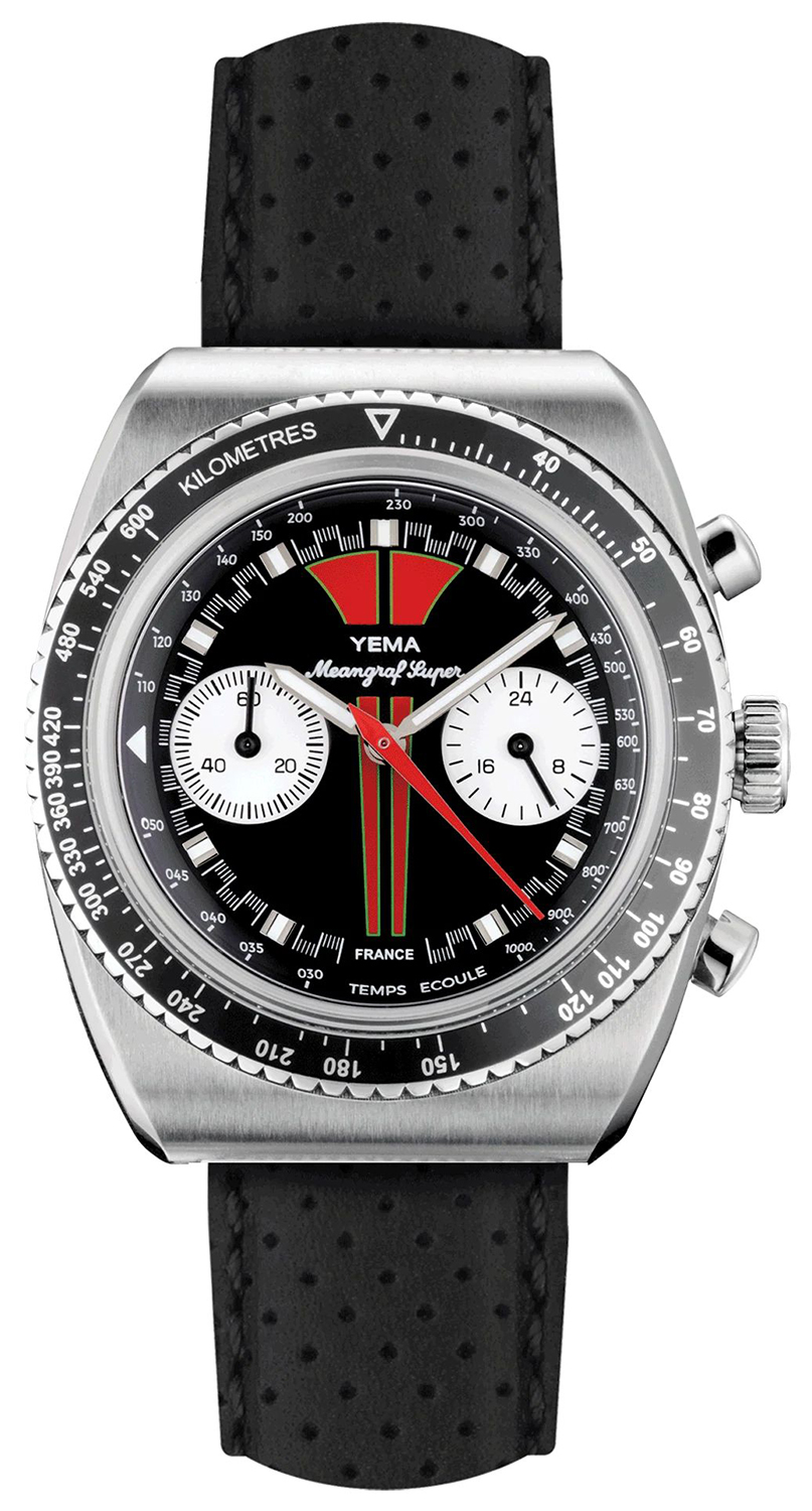 zegarek Yema YMHF1576-LA automatyczny męski Mechanical - Quartz Chronographs MEANGRAF SUPER R70 - miniatura 2
