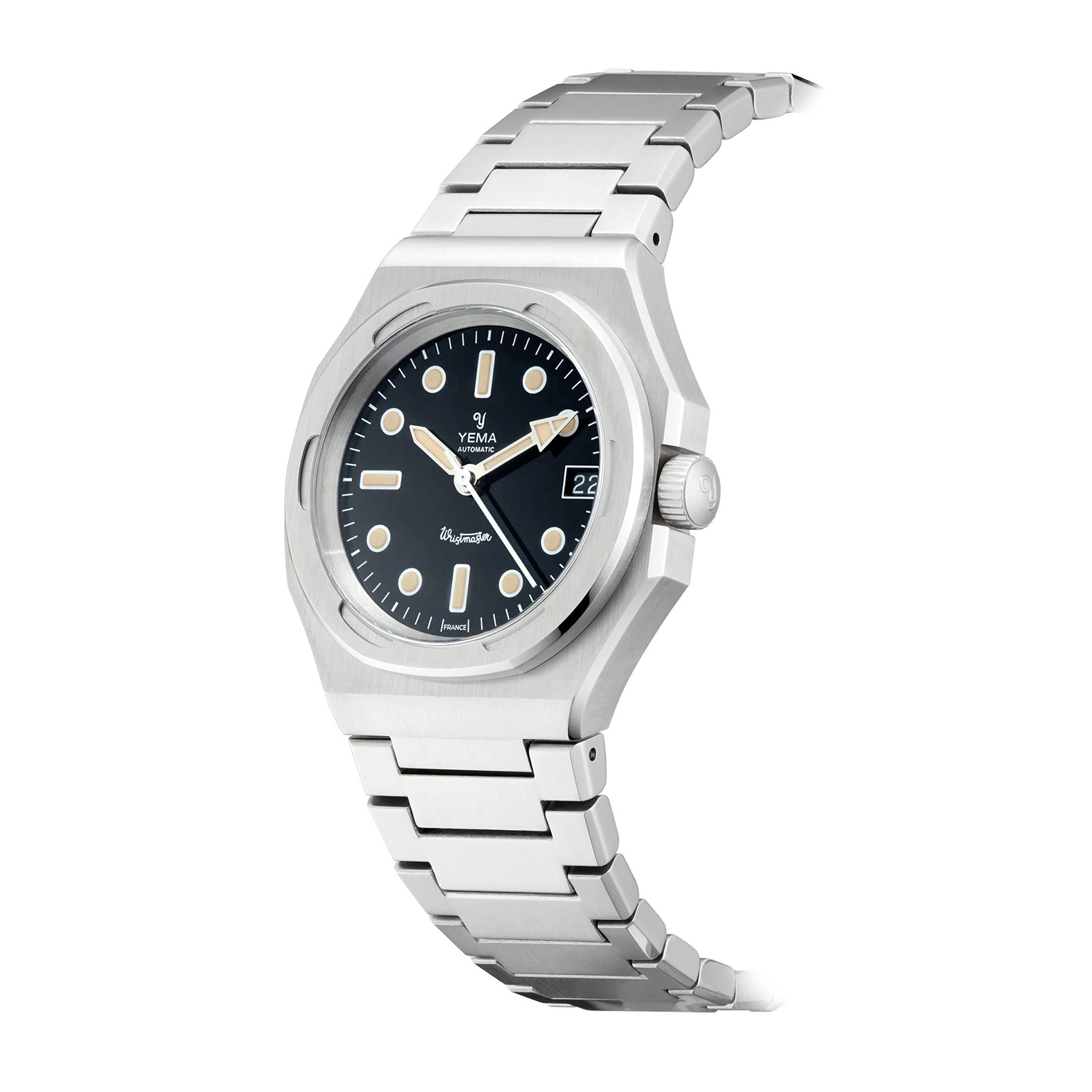 zegarek Yema YWTR21-AMS automatyczny męski Wristmaster WRISTMASTER TRAVELLER - miniatura 2