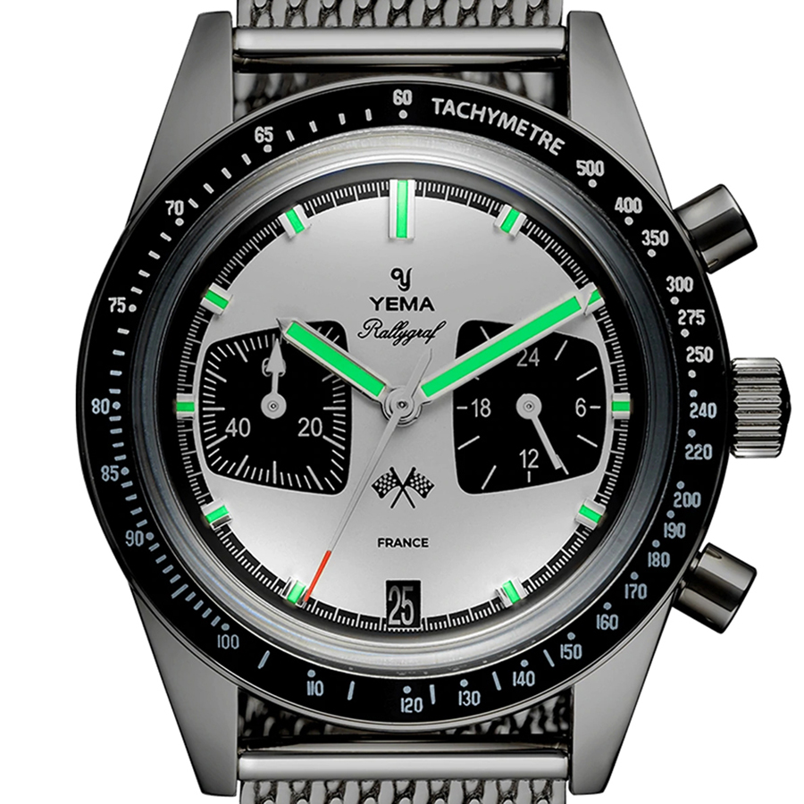 zegarek YMHF1572-BU męski z tachometr Mechanical - Quartz Chronographs - miniatura 3