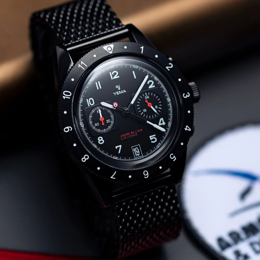 zegarek YMHF1577AA-3AM męski z chronograf French Air Space Force - miniatura 9