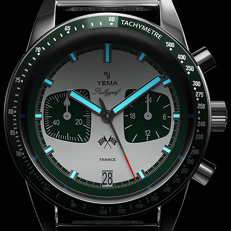 zegarek YMHF1580-ZZ męski z tachometr Mechanical - Quartz Chronographs - miniatura 4