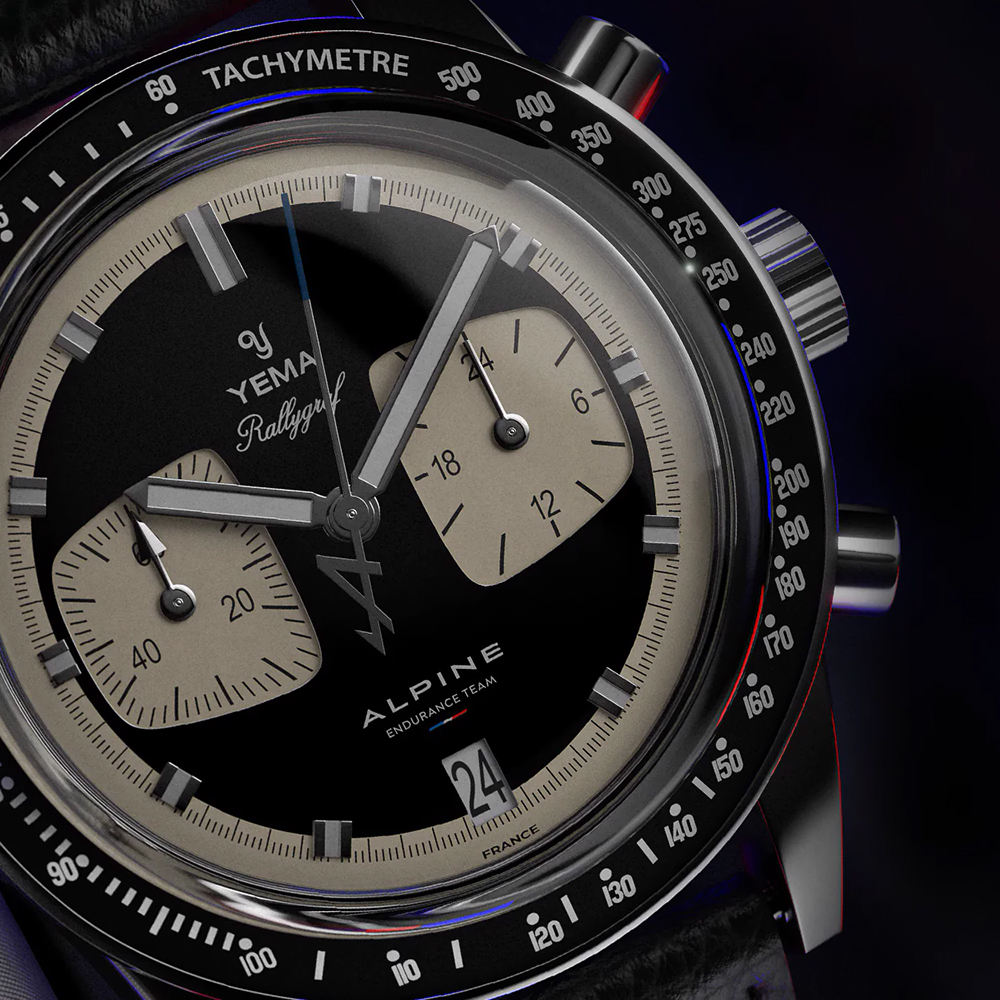 zegarek YMHF1581ALP-AA męski z tachometr Mechanical - Quartz Chronographs - miniatura 4