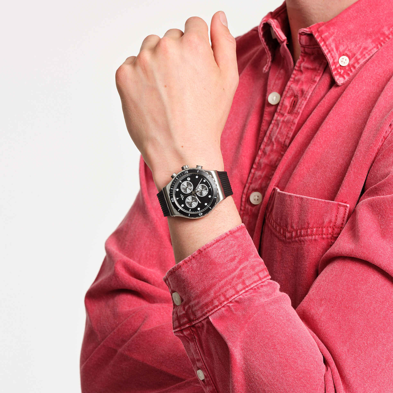 zegarek YVS487 męski z tachometr Irony Chrono - miniatura 5