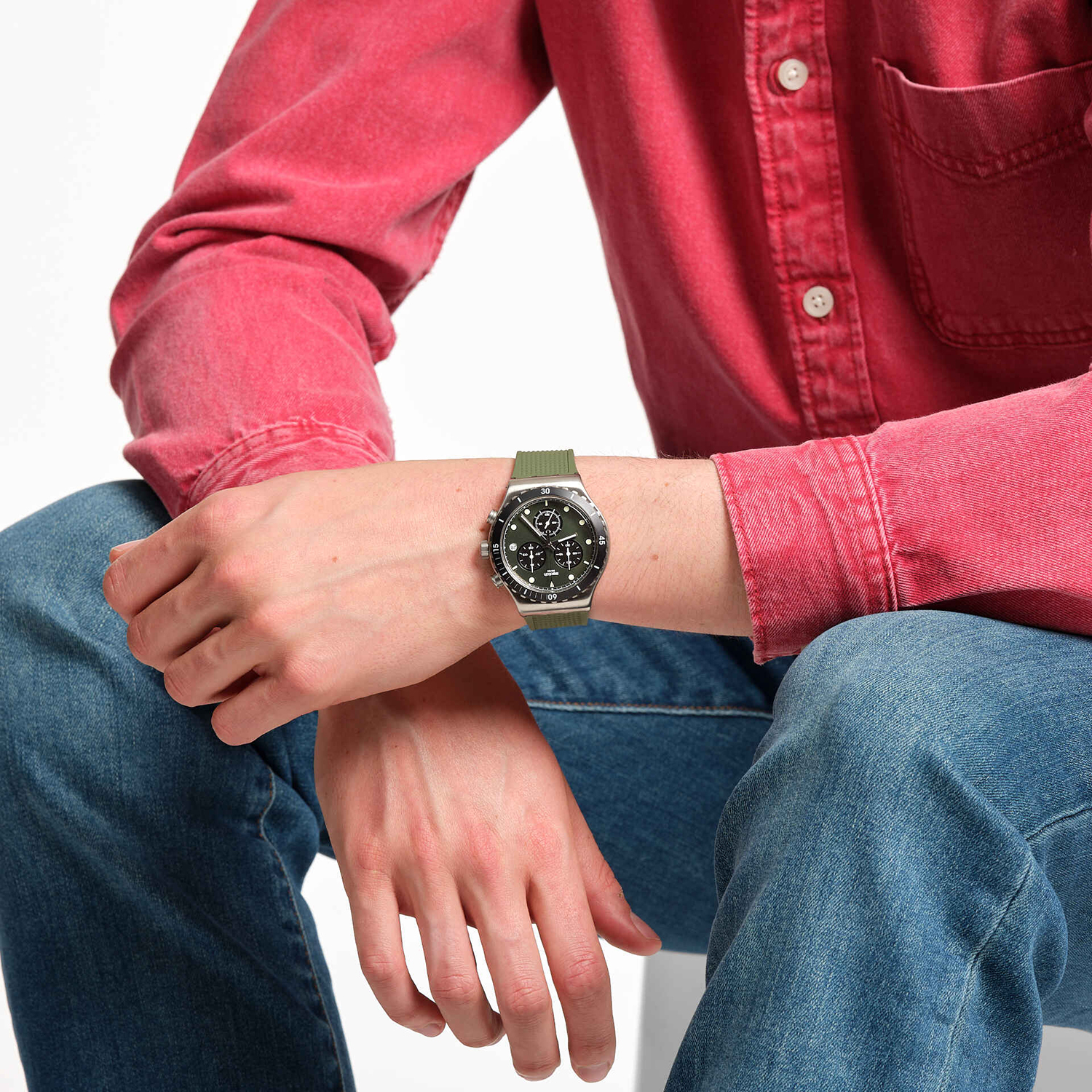 zegarek YVS488 męski z tachometr Irony Chrono - miniatura 5