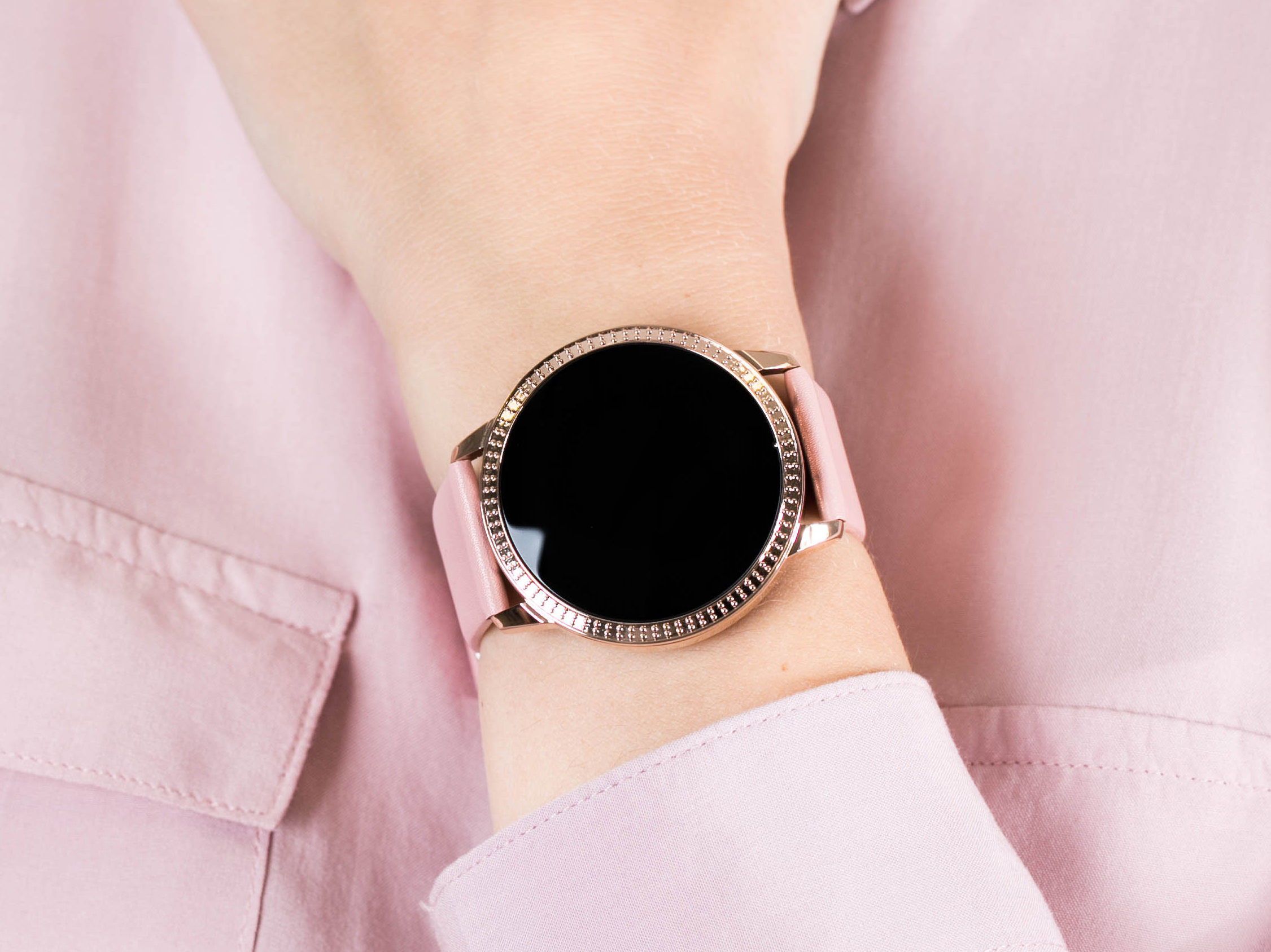 Garett 5903246282290 Smartwatch Garett Women Klara złoty zegarek sportowy Damskie - miniatura 4