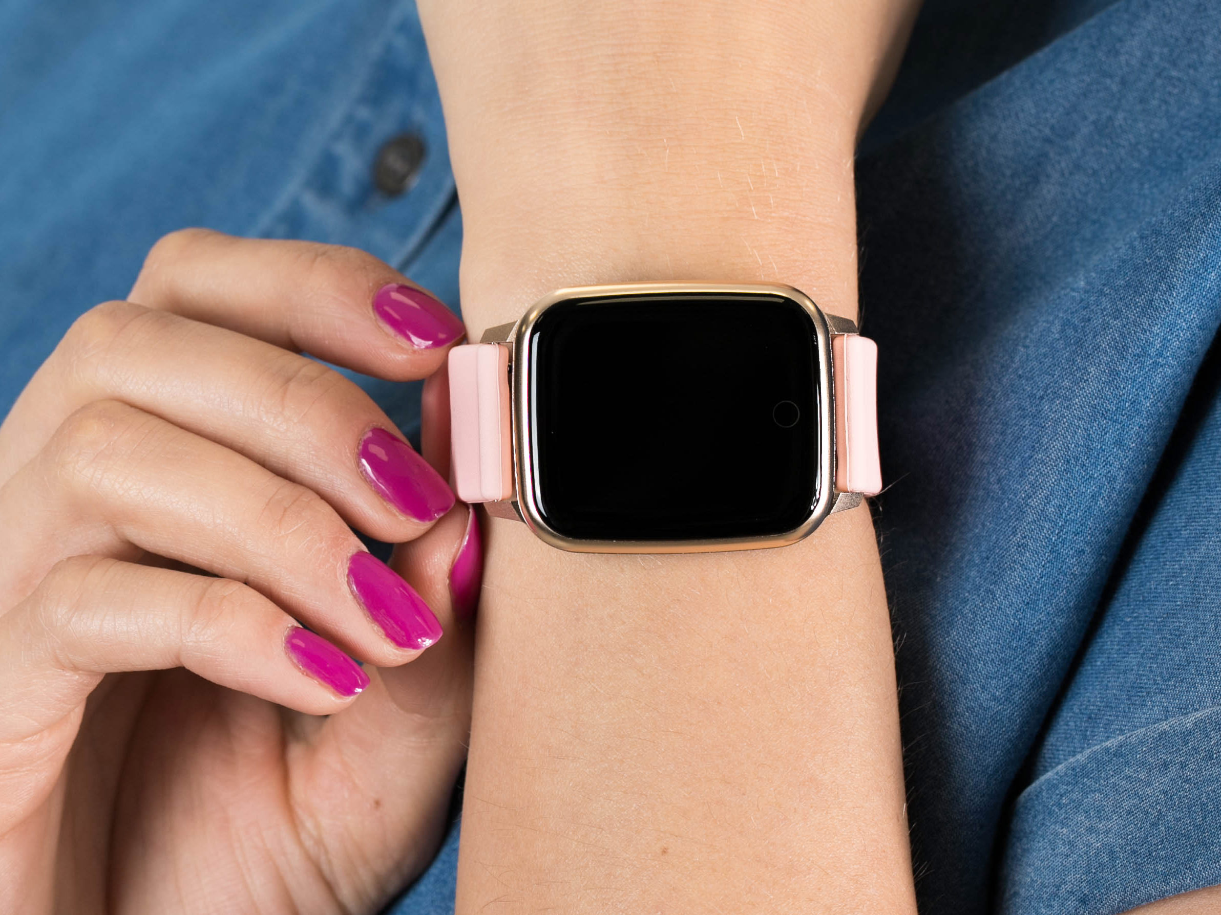 Garett 5903246286373 Smartwatch Garett Lady Viki złoty zegarek sportowy Damskie