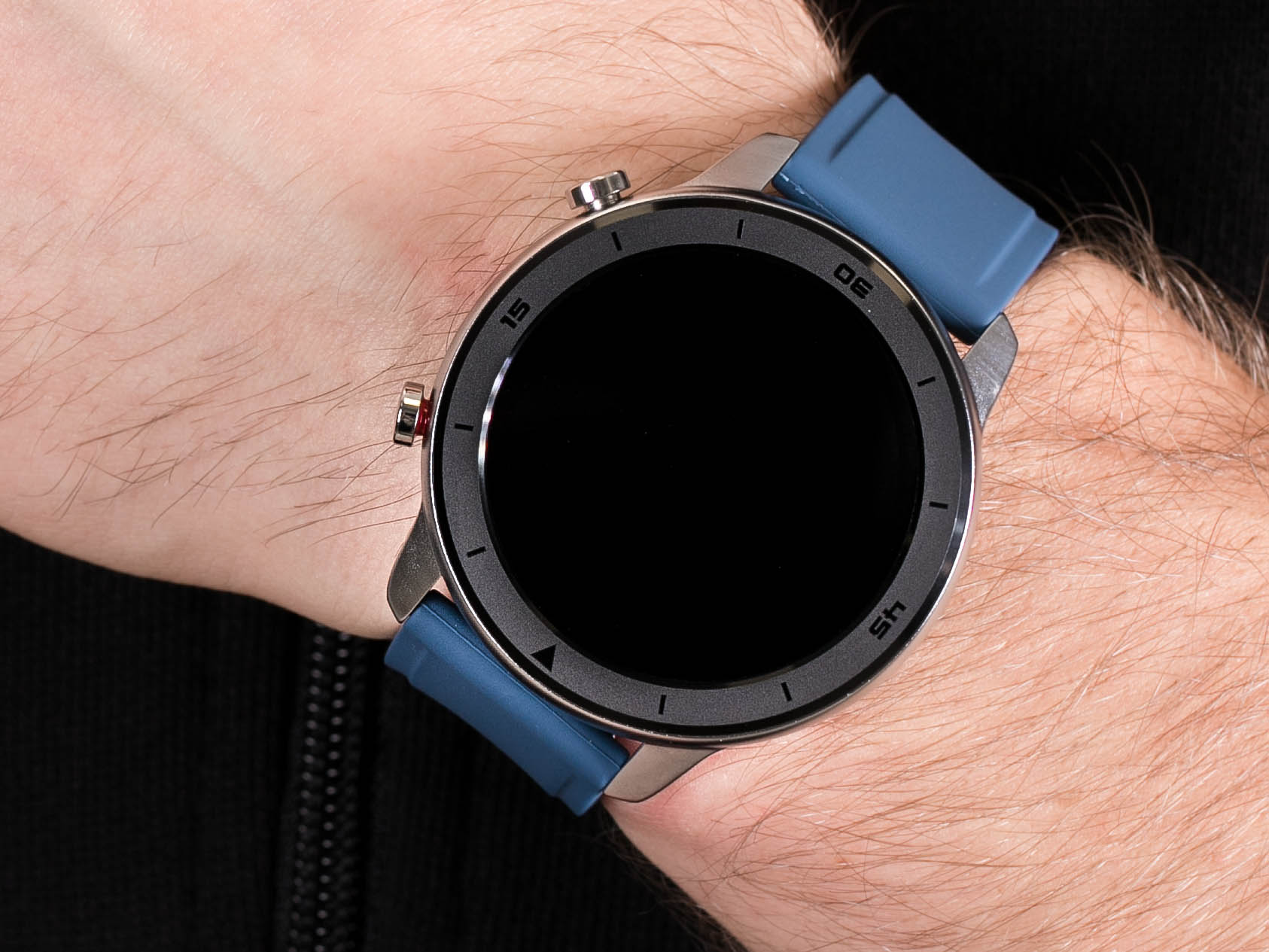 Garett 5903246286564 Smartwatch Garett Master RT niebieski zegarek sportowy Męskie