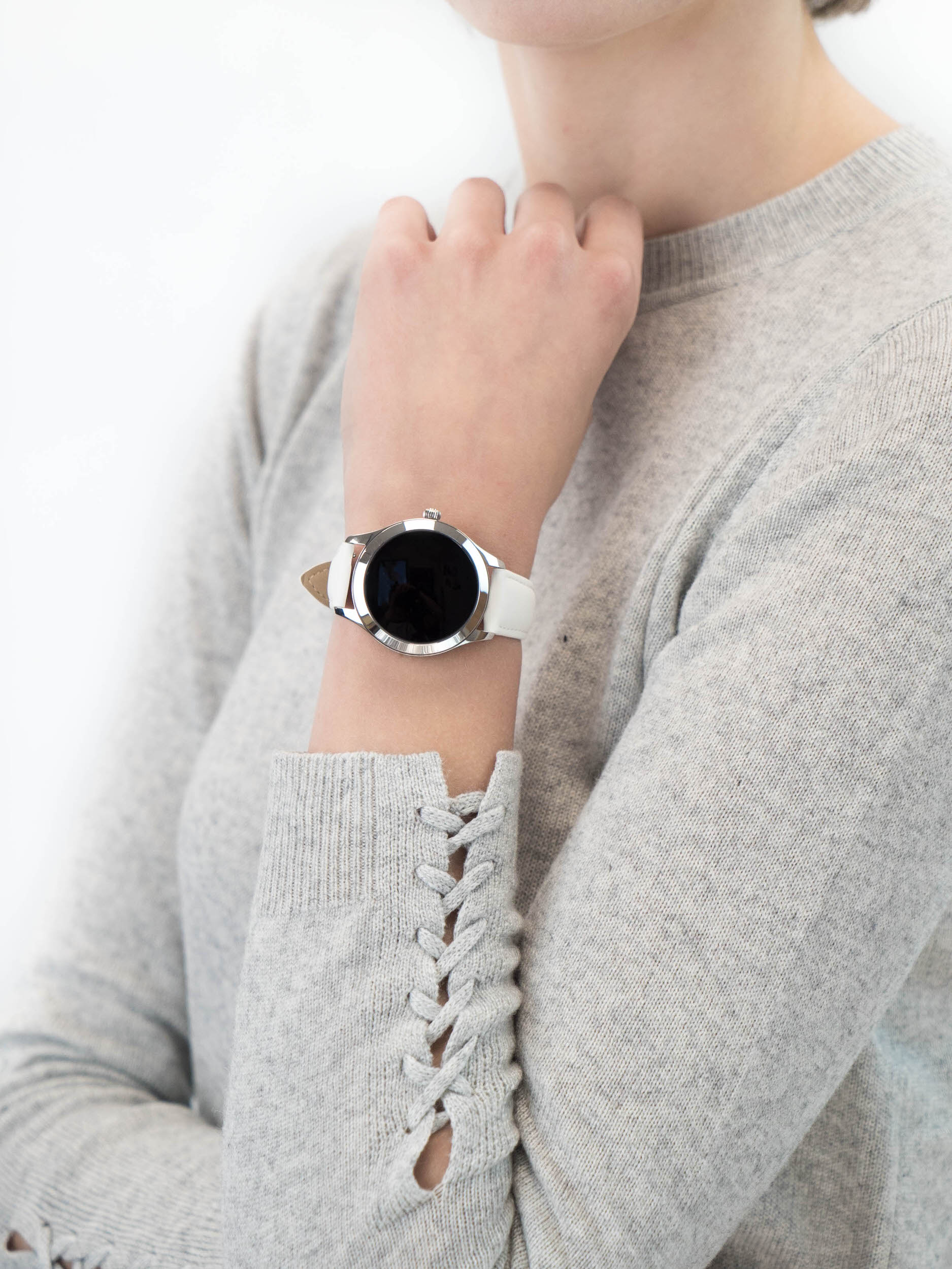zegarek Rubicon RNAE36SIBW05AX damski z krokomierz Smartwatch