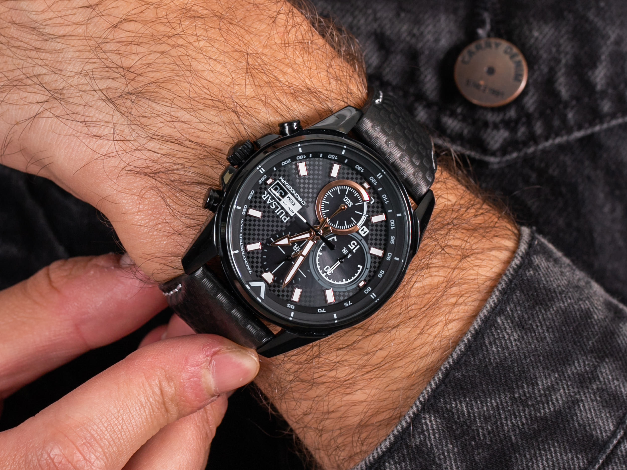 Pulsar PZ6033X1 Accelerator Solar Chronograph zegarek sportowy Sport - miniatura 4