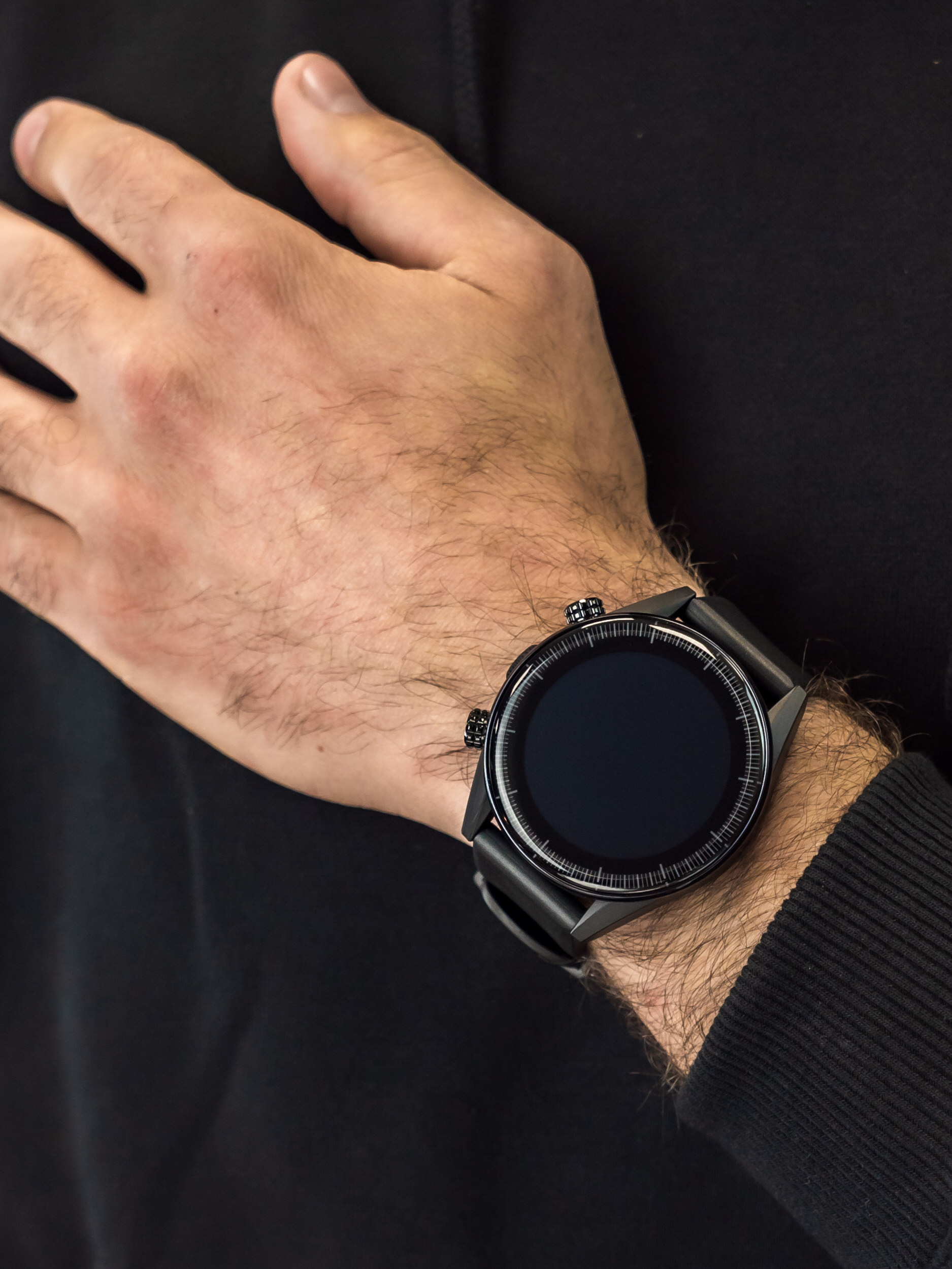zegarek Rubicon RNCE41BIBX01AX męski z gps Smartwatch