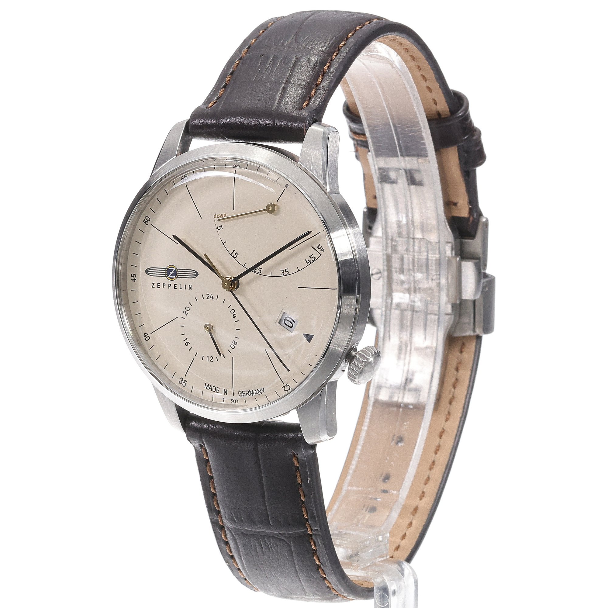 zegarek Zeppelin 73665 automatyczny męski Flatline Flatline Automatic
