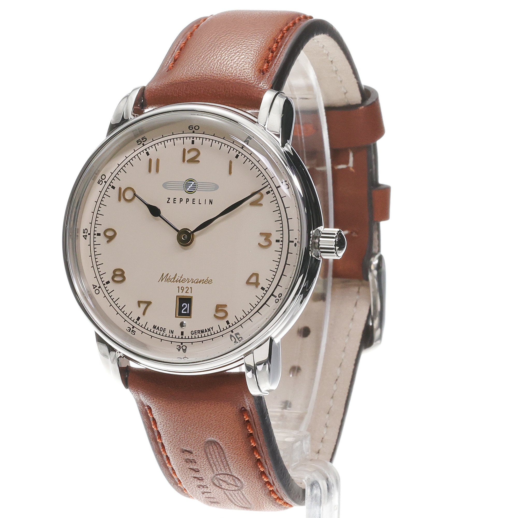 zegarek Zeppelin 96405 kwarcowy męski Mediterranee Mediterranee Quartz - miniatura 2