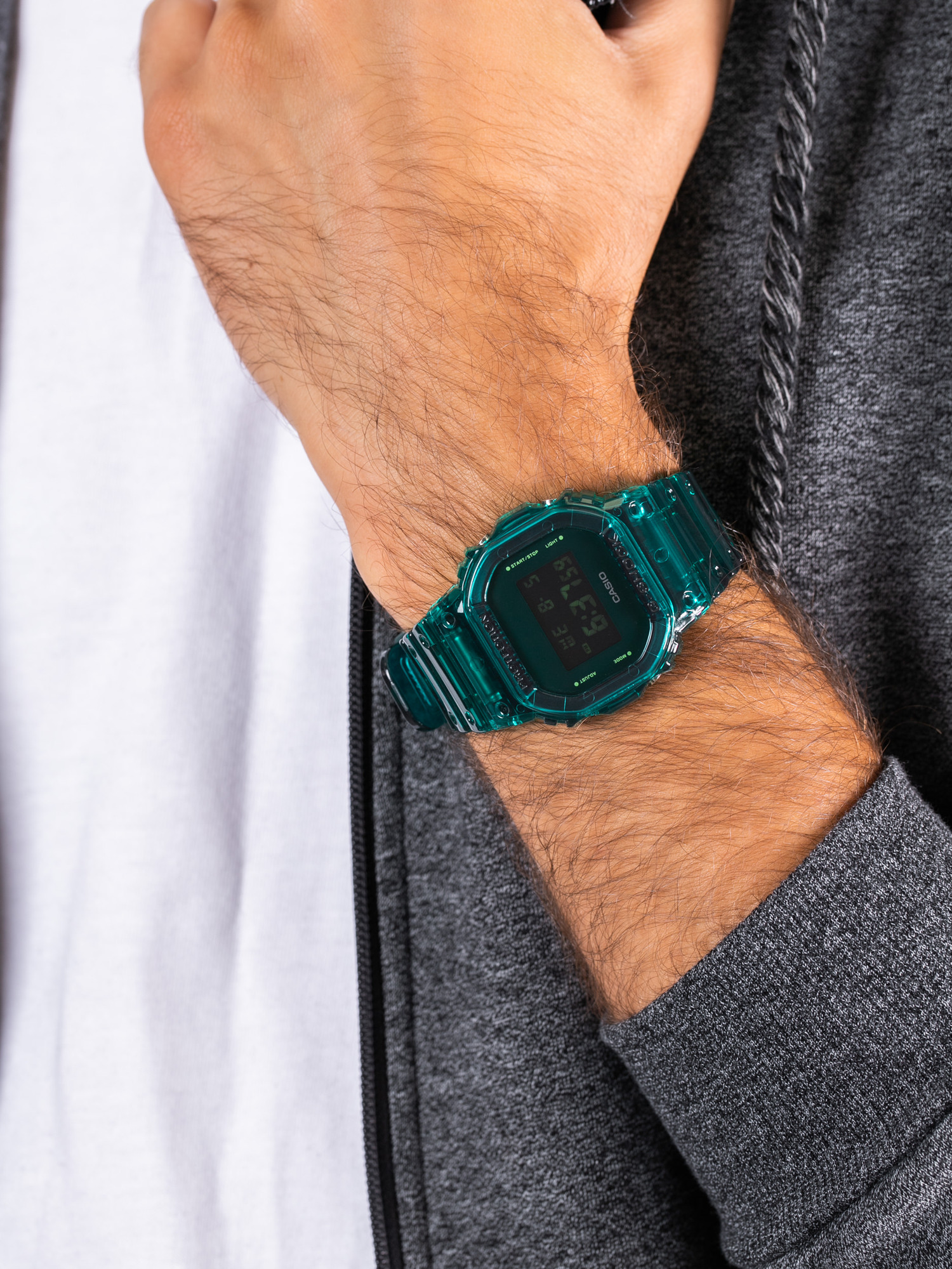 G-Shock DW-5600SB-3ER męski zegarek G-SHOCK Original pasek - miniatura 3