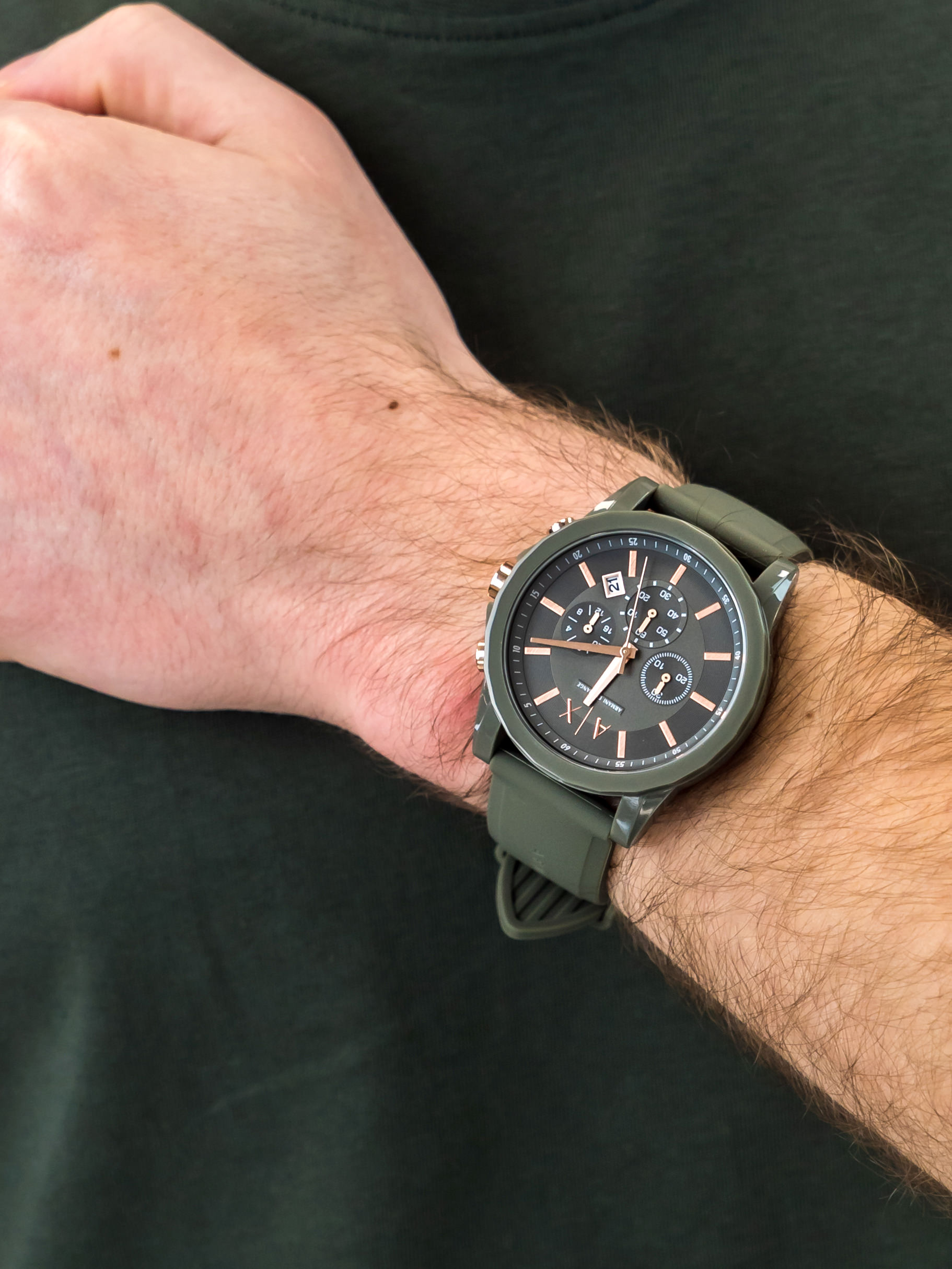 zegarek Armani Exchange AX1341 OUTERBANKS męski z chronograf Fashion - miniatura 3