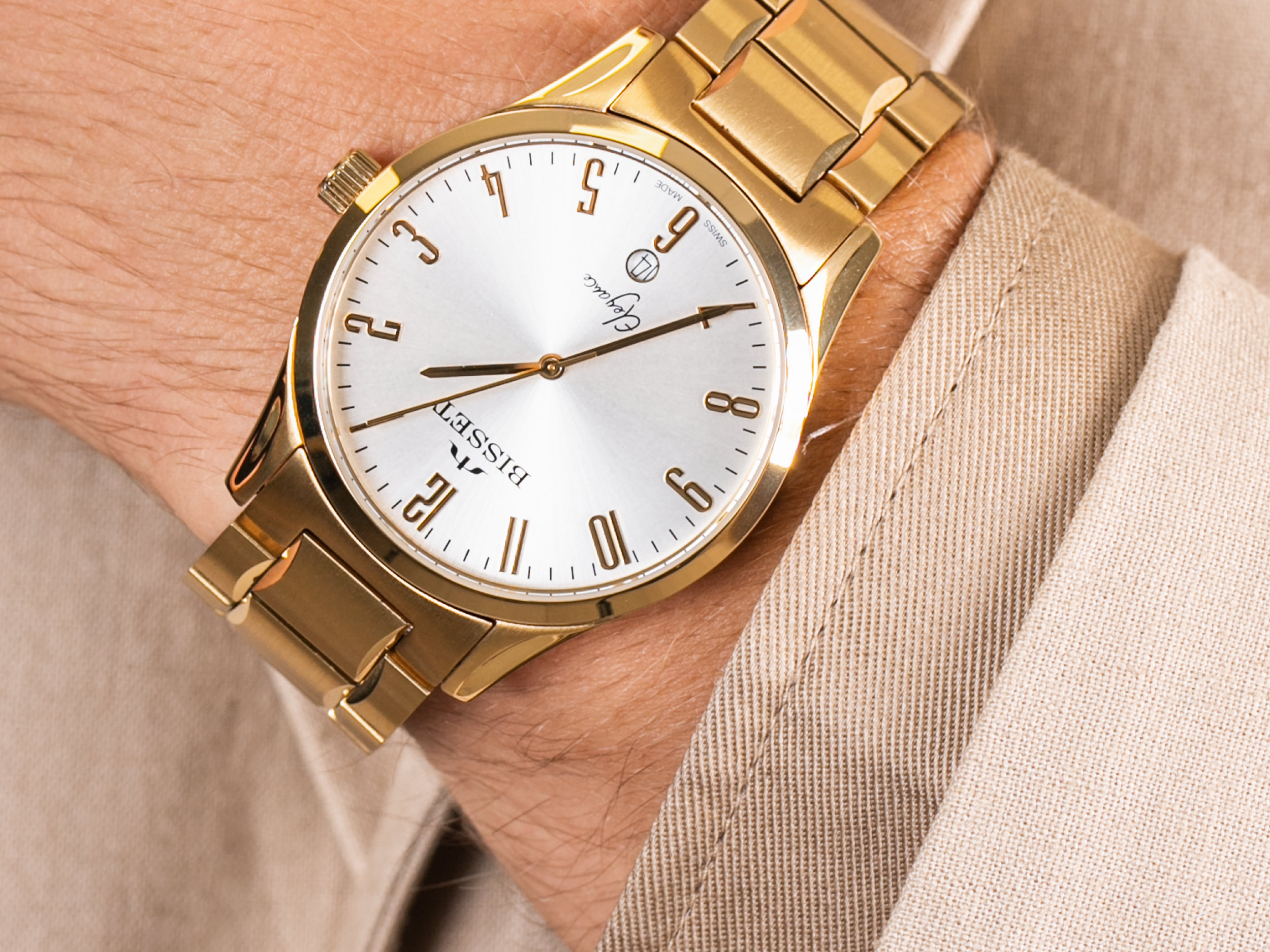 Bisset BSDD17GASX05BX Elegance zegarek elegancki Klasyczne - miniatura 4