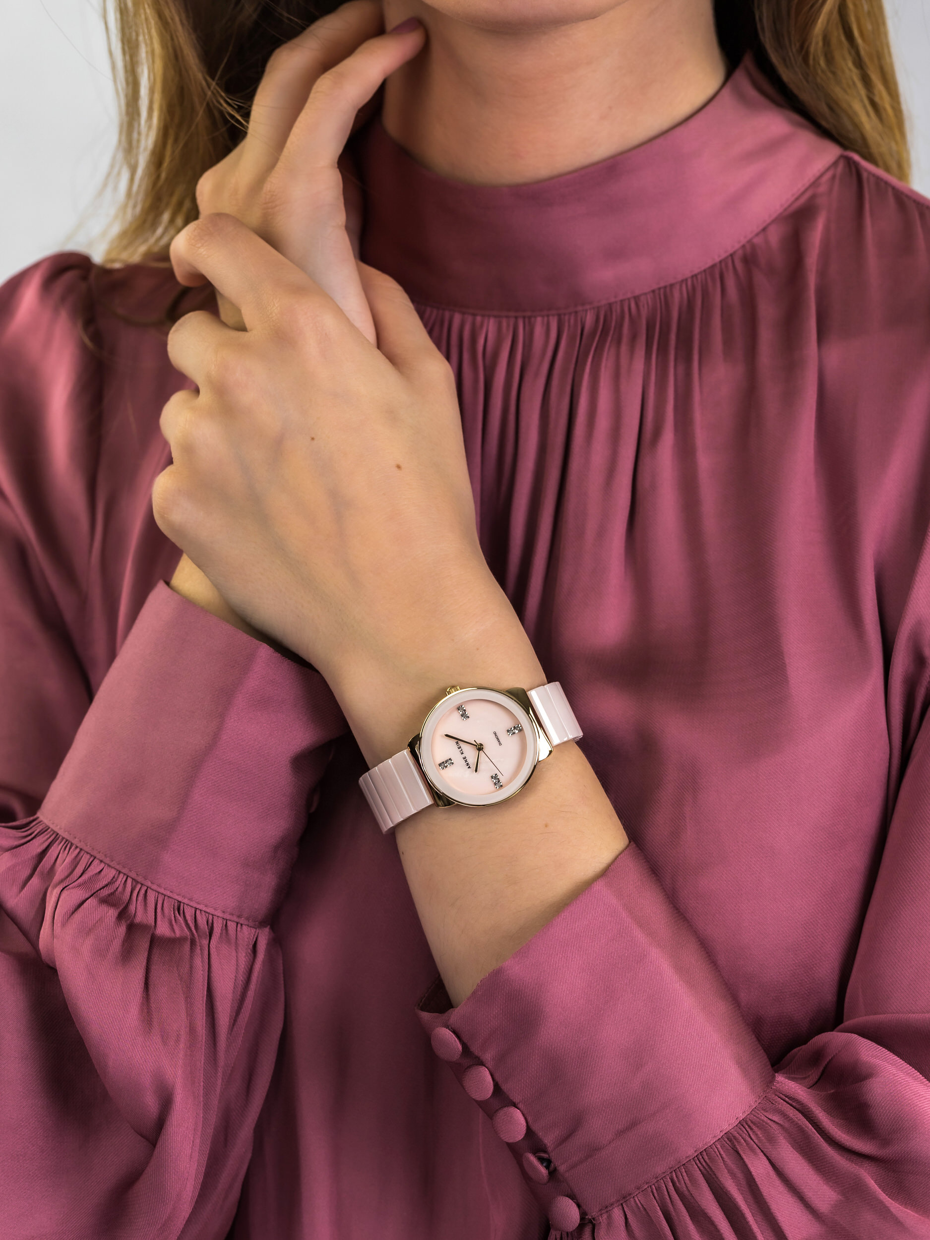Anne Klein AK-2714LPGB damski zegarek Bransoleta bransoleta - miniatura 3