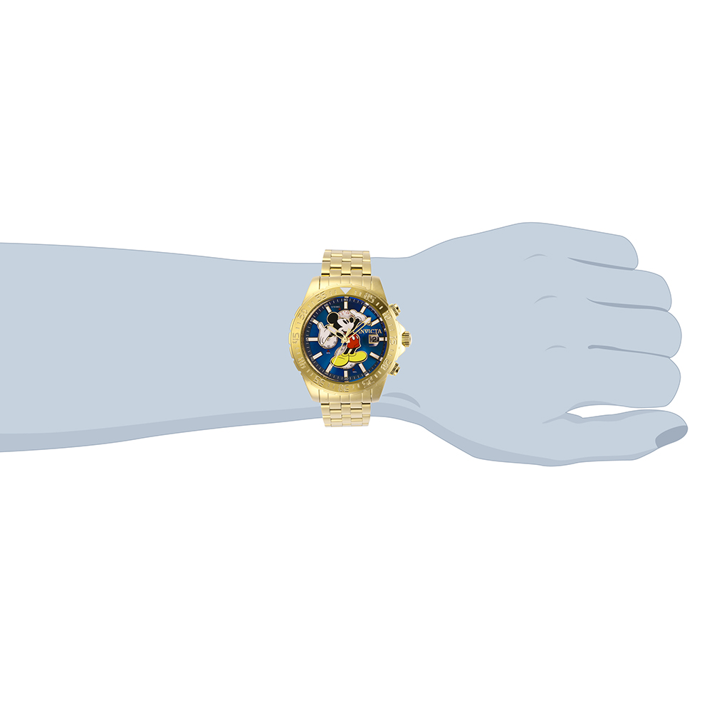Invicta 27377 zegarek złoty klasyczny Disney bransoleta - miniatura 5