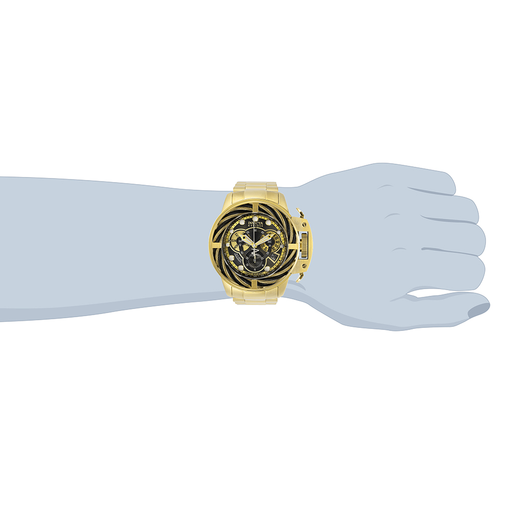 Invicta 30129 zegarek złoty klasyczny Reserve bransoleta - miniatura 5