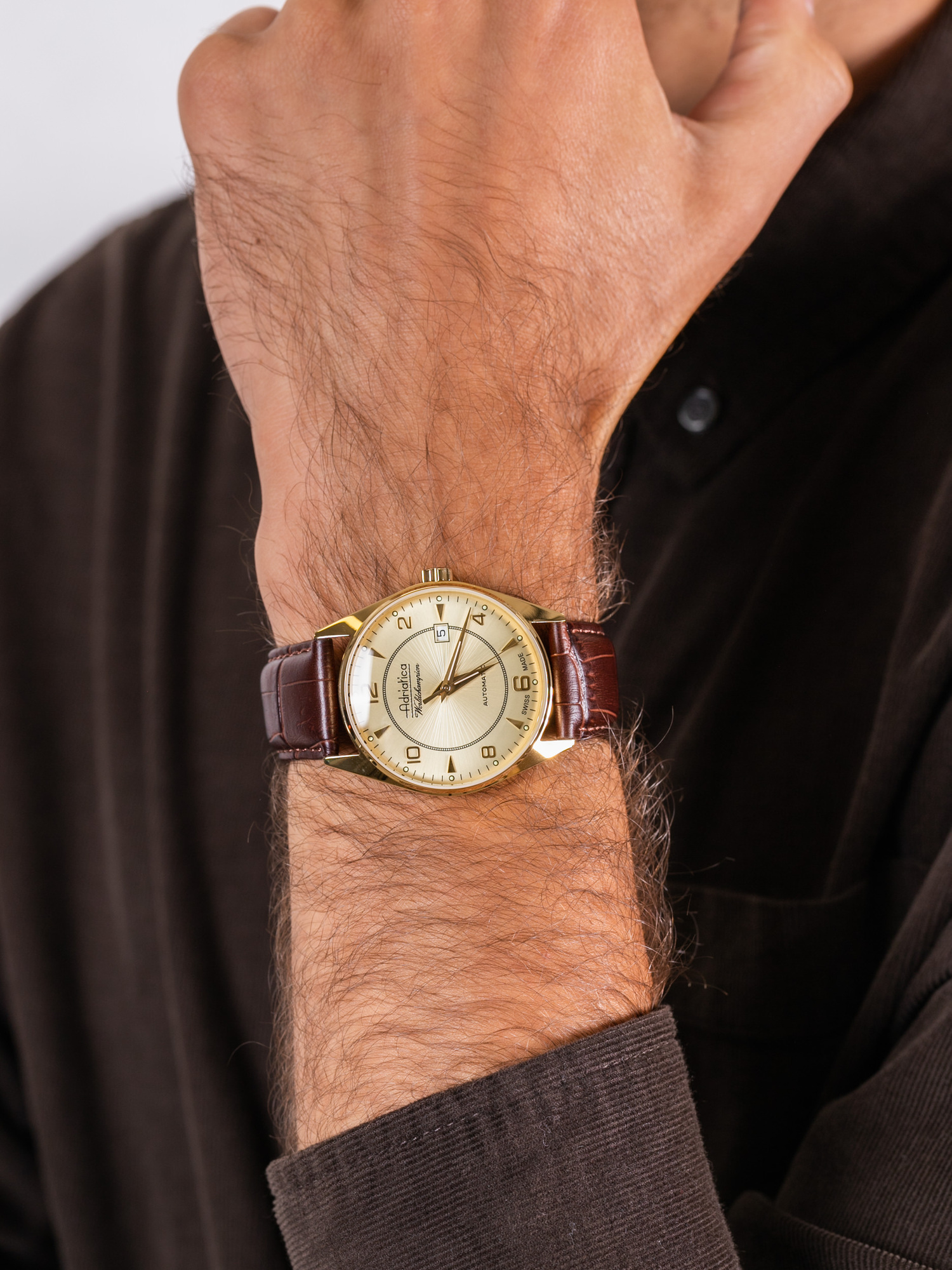 Adriatica A8142.1251A męski zegarek Automatic pasek