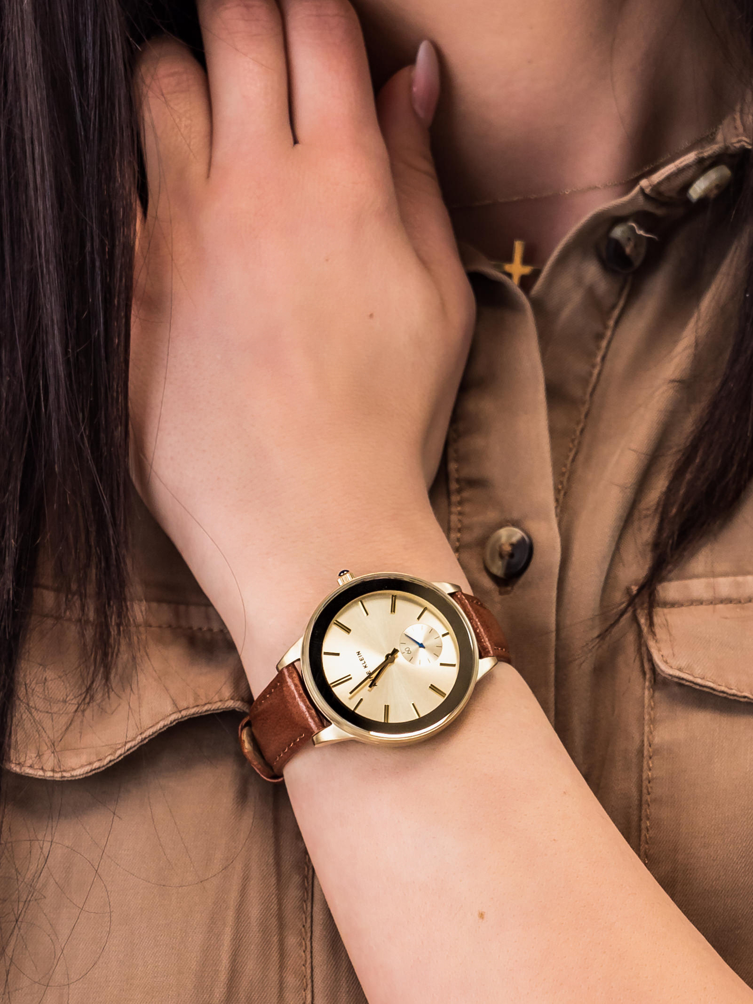 Anne Klein AK-2980CHRU damski zegarek Pasek pasek - miniatura 3