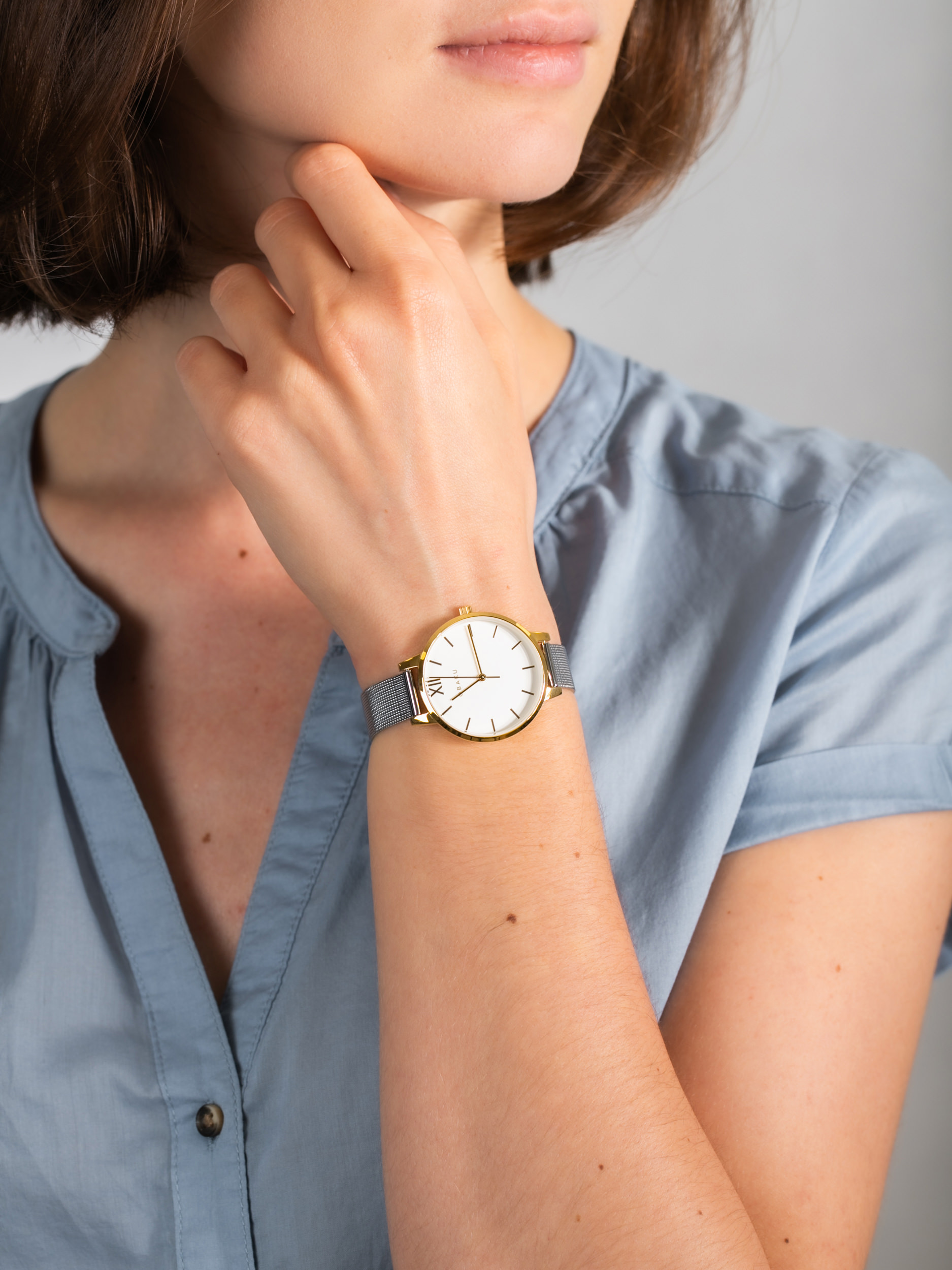 Obaku Denmark V209LXGIMC1 damski zegarek Slim bransoleta - miniatura 3