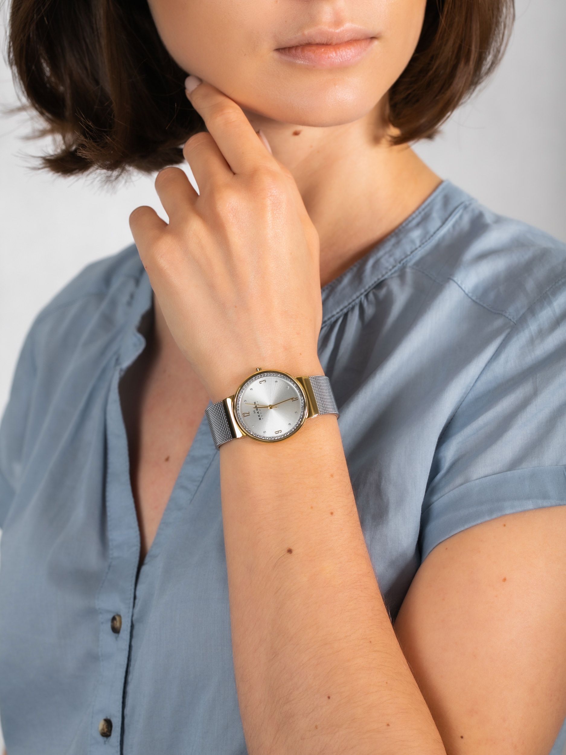 Skagen SKW2128 damski zegarek Ancher bransoleta - miniatura 3