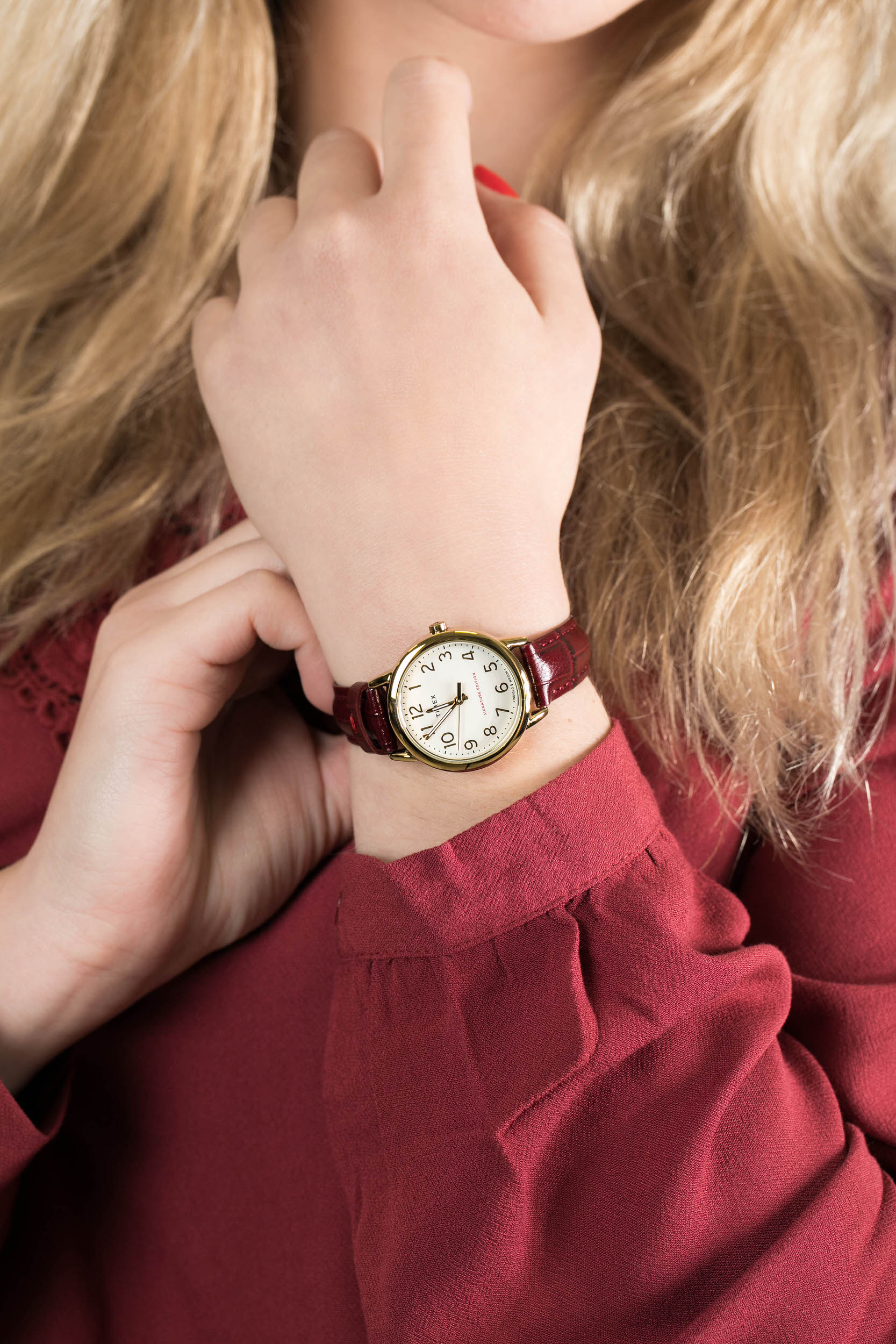 Timex TW2R65400 damski zegarek Easy Reader pasek