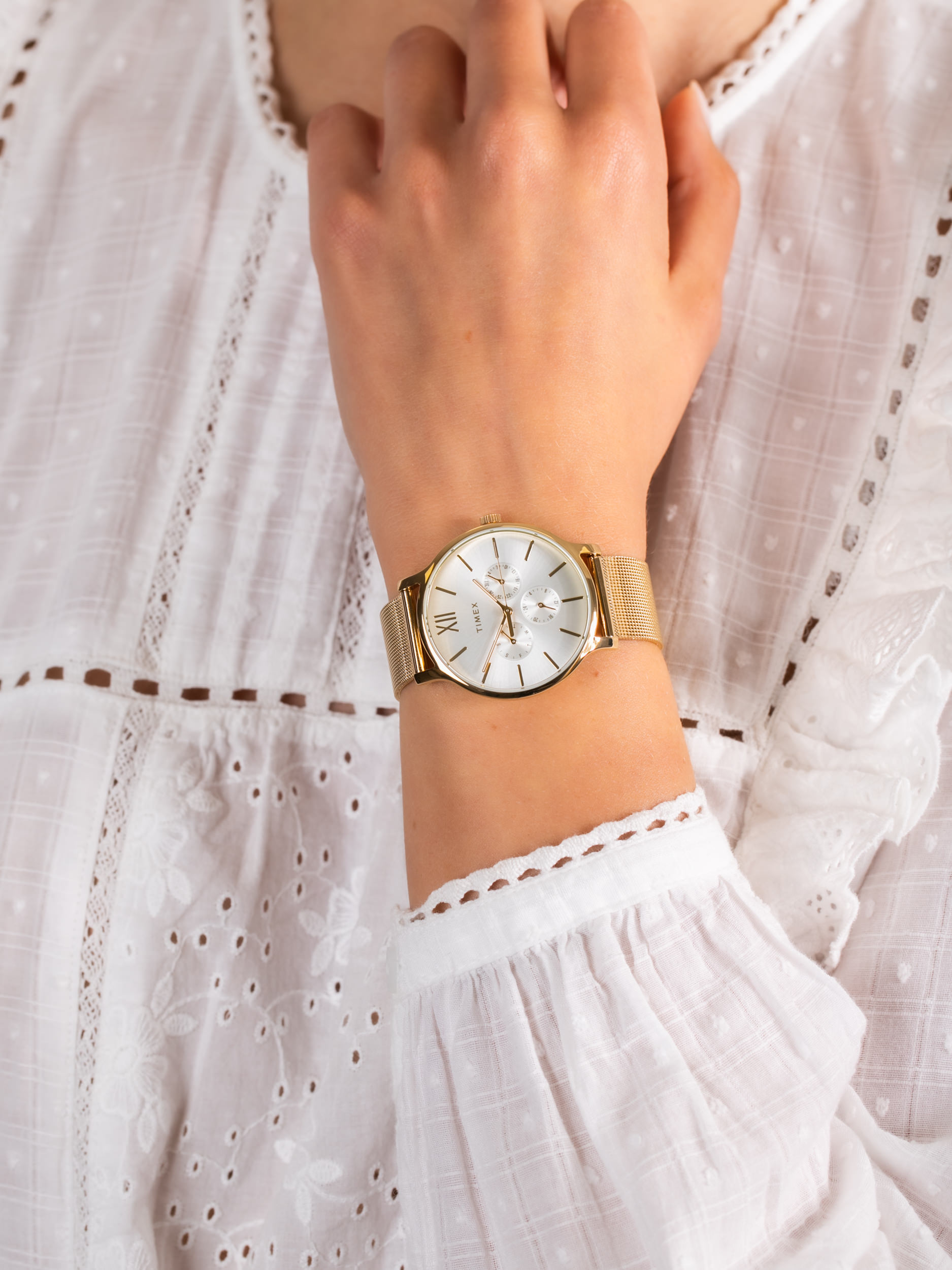 Timex TW2T74600 damski zegarek Transcend bransoleta